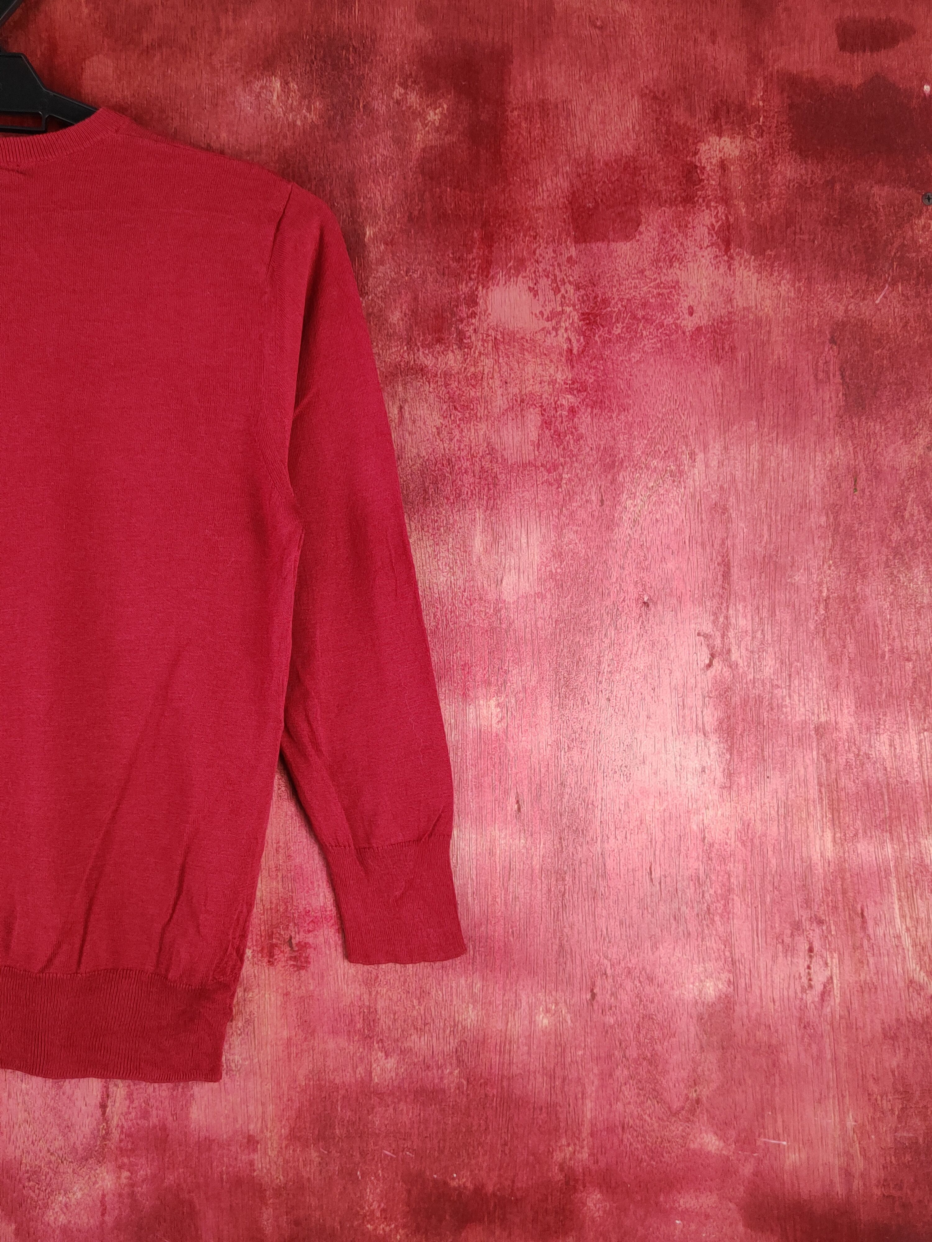 Japanese Brand Vingt-trois Red Knitwear Cardigan #S1250 Size S / US 4 / IT 40 - 9 Thumbnail
