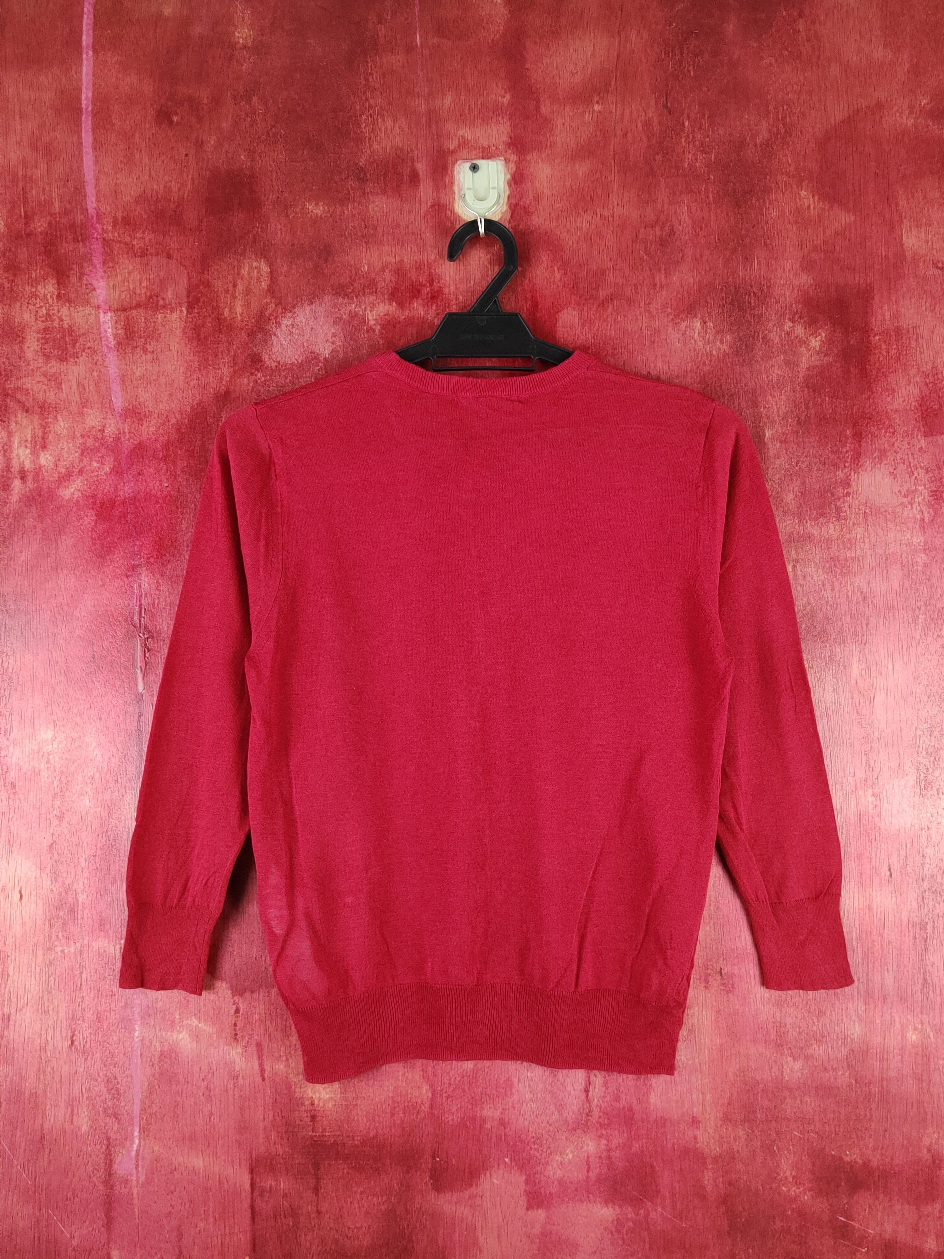 Japanese Brand Vingt-trois Red Knitwear Cardigan #S1250 Size S / US 4 / IT 40 - 7 Thumbnail