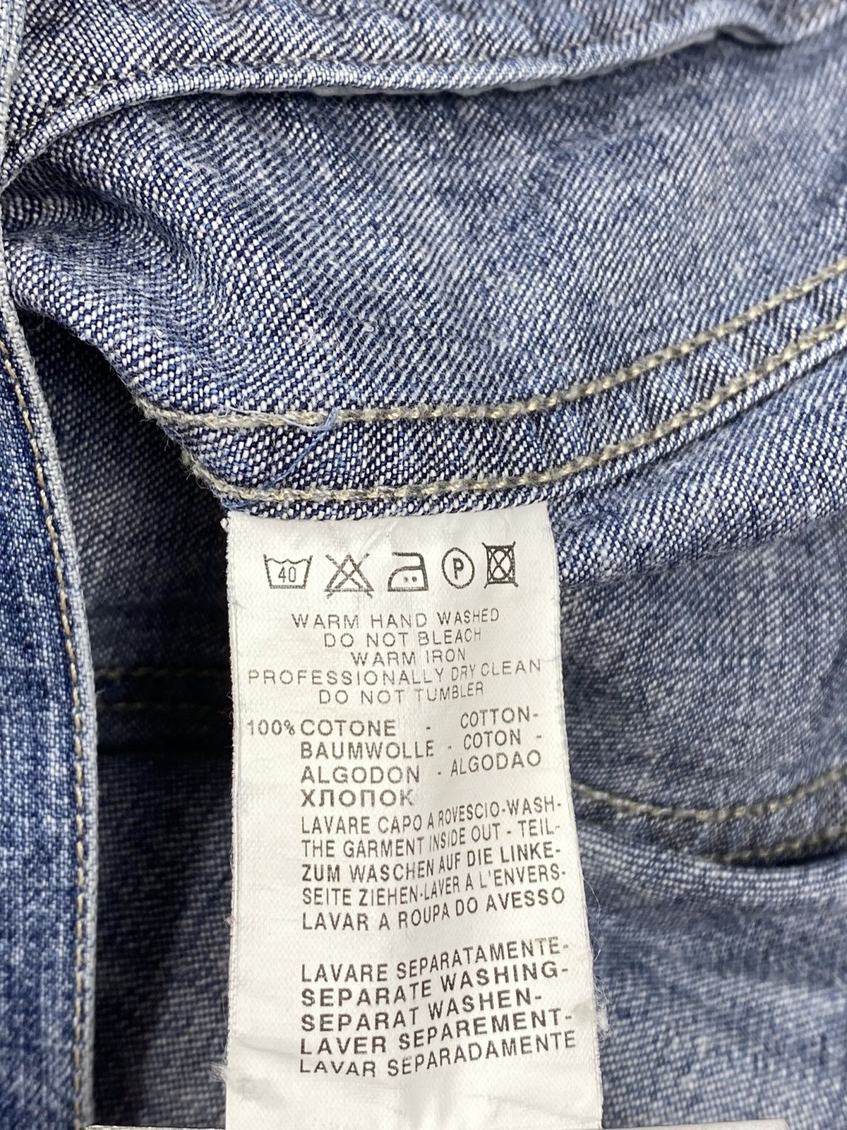 Trussardi 🔥LASTDROP🔥 Jeans Italian Denim Luxury Trucker Jacket Size US M / EU 48-50 / 2 - 6 Thumbnail