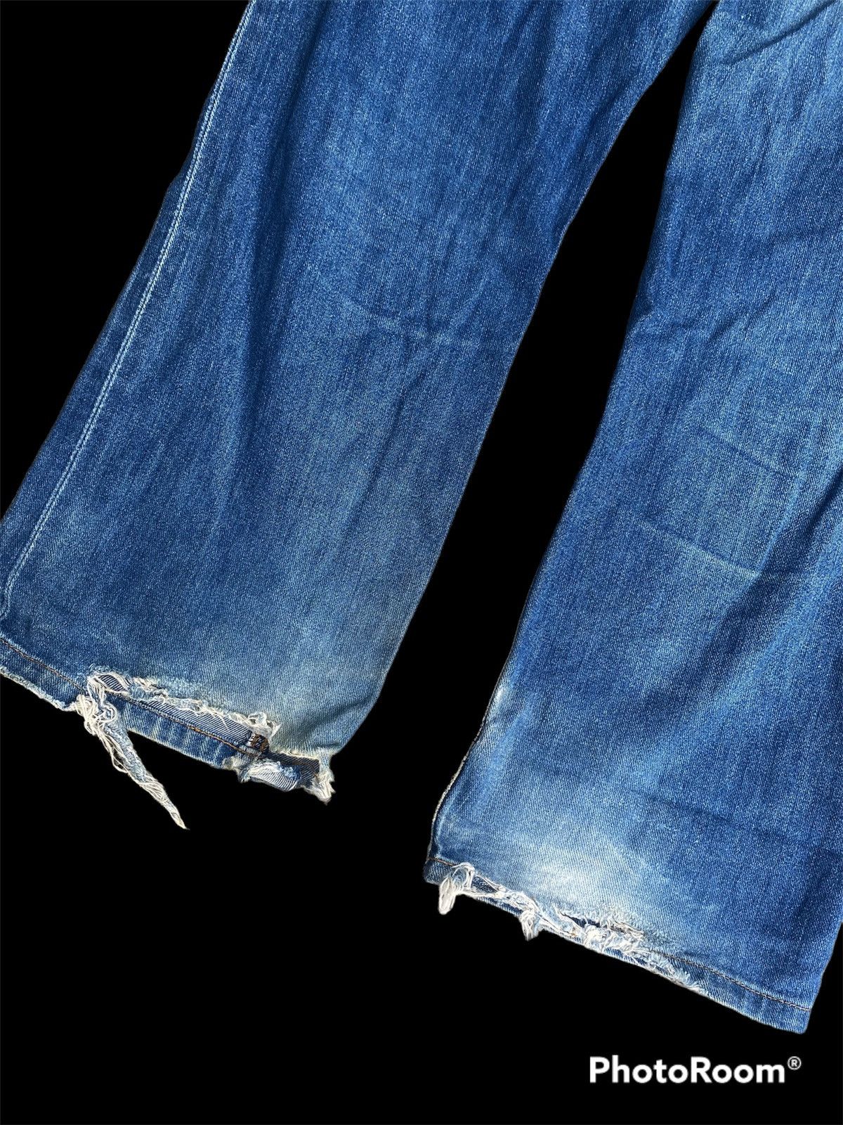 Lee 🔥Vintage🔥Lee Cowboy Selvedge Buttoned distressed Size US 30 / EU 46 - 13 Thumbnail