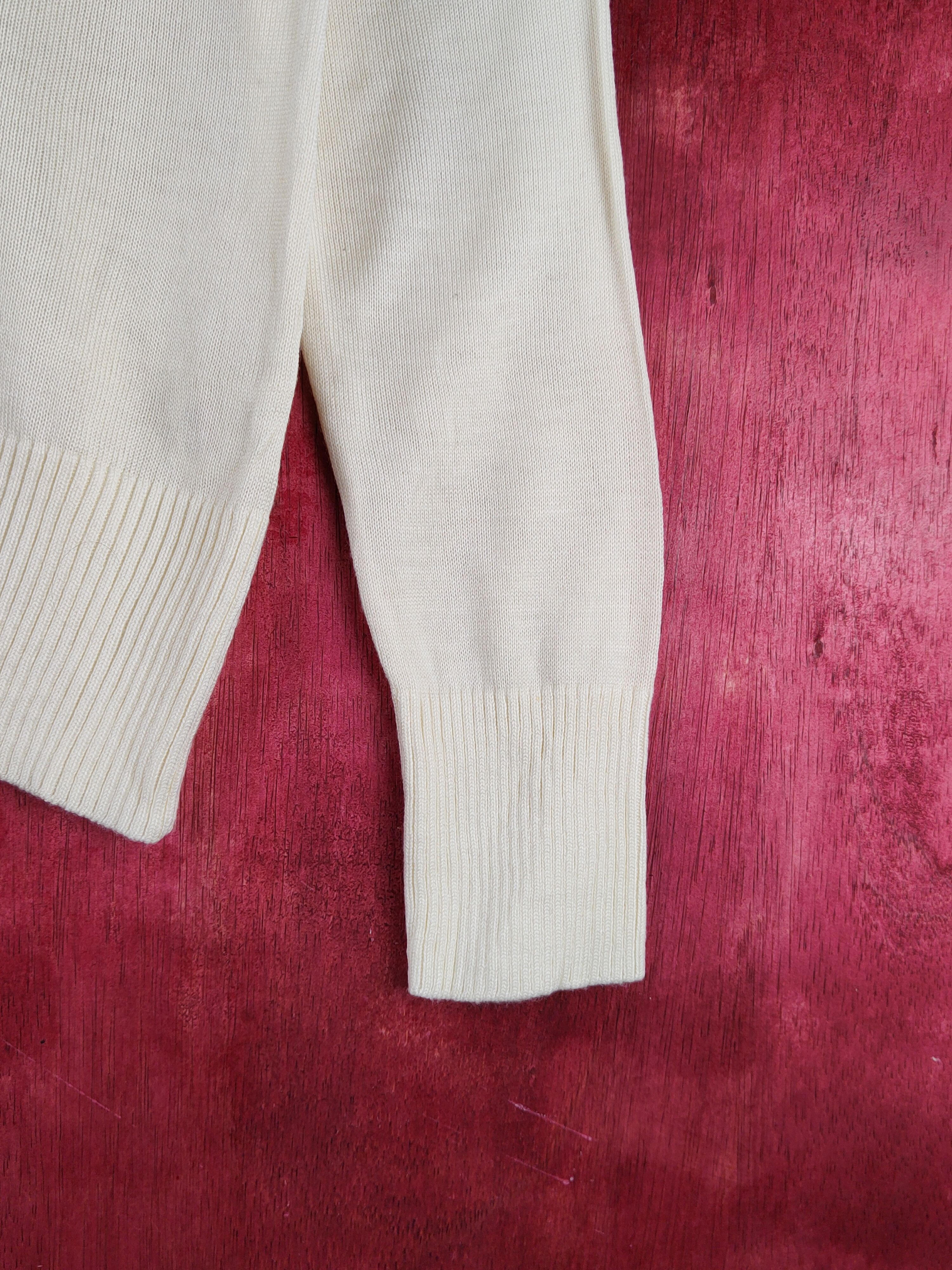 Japanese Brand Know Beans Light Yellow Knitwear Cardigan #S1248 Size S / US 4 / IT 40 - 6 Thumbnail