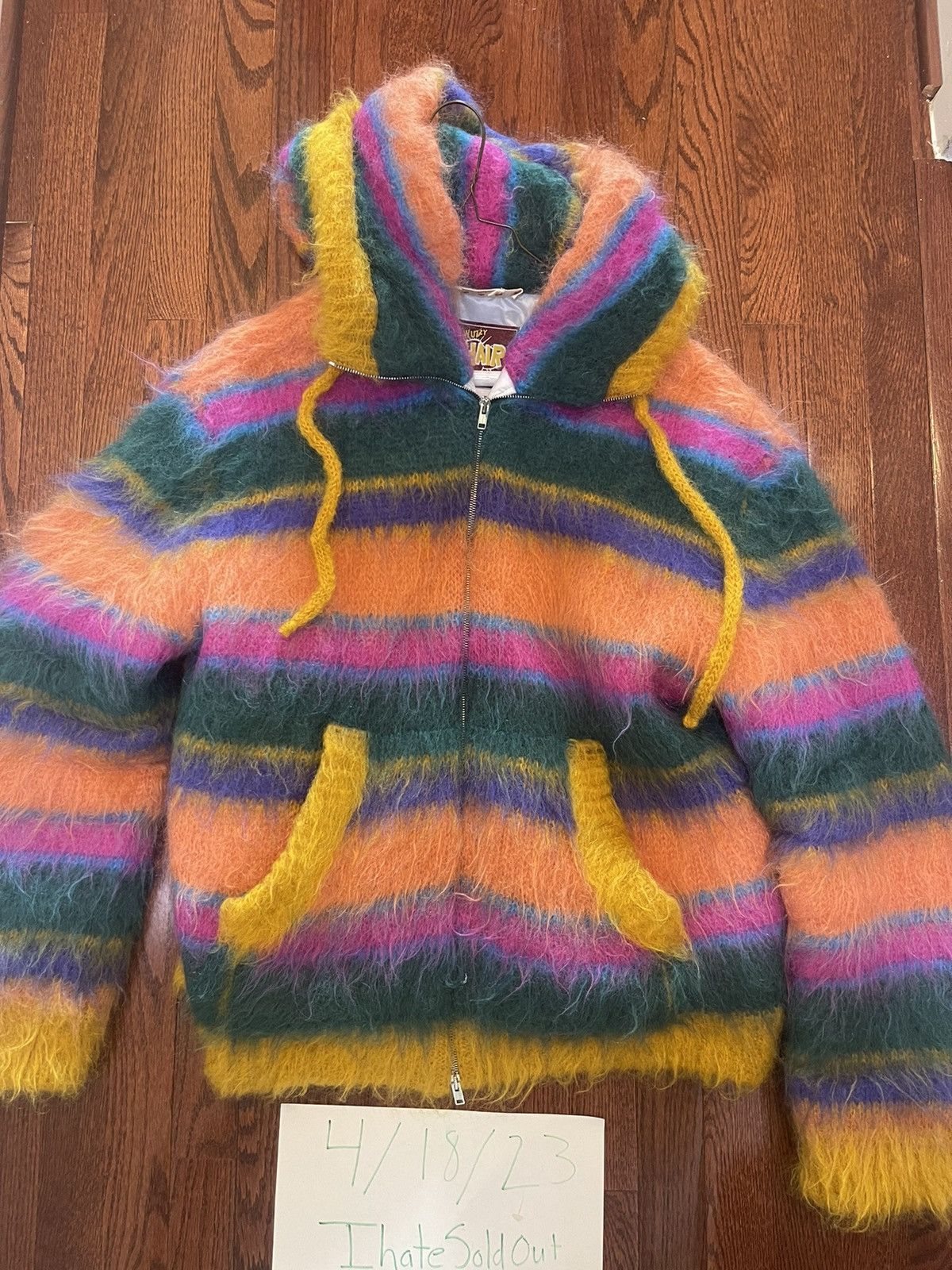 Marni Marni Mohair Multicolor Stripe Zip-Up Hoodie Size US M / EU 48-50 / 2 - 2 Thumbnail