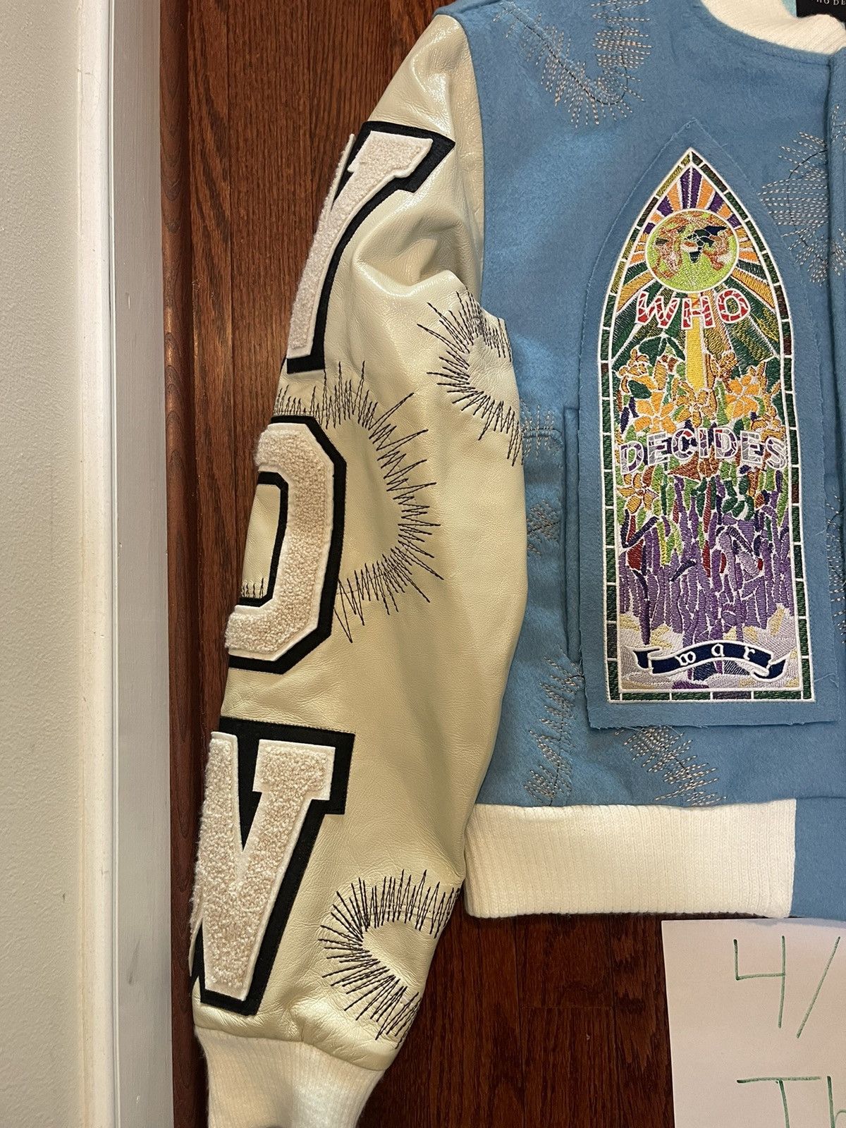 Who Decides War Who Decides War Varsity Jacket (2023) Sky Blue Size US L / EU 52-54 / 3 - 6 Thumbnail