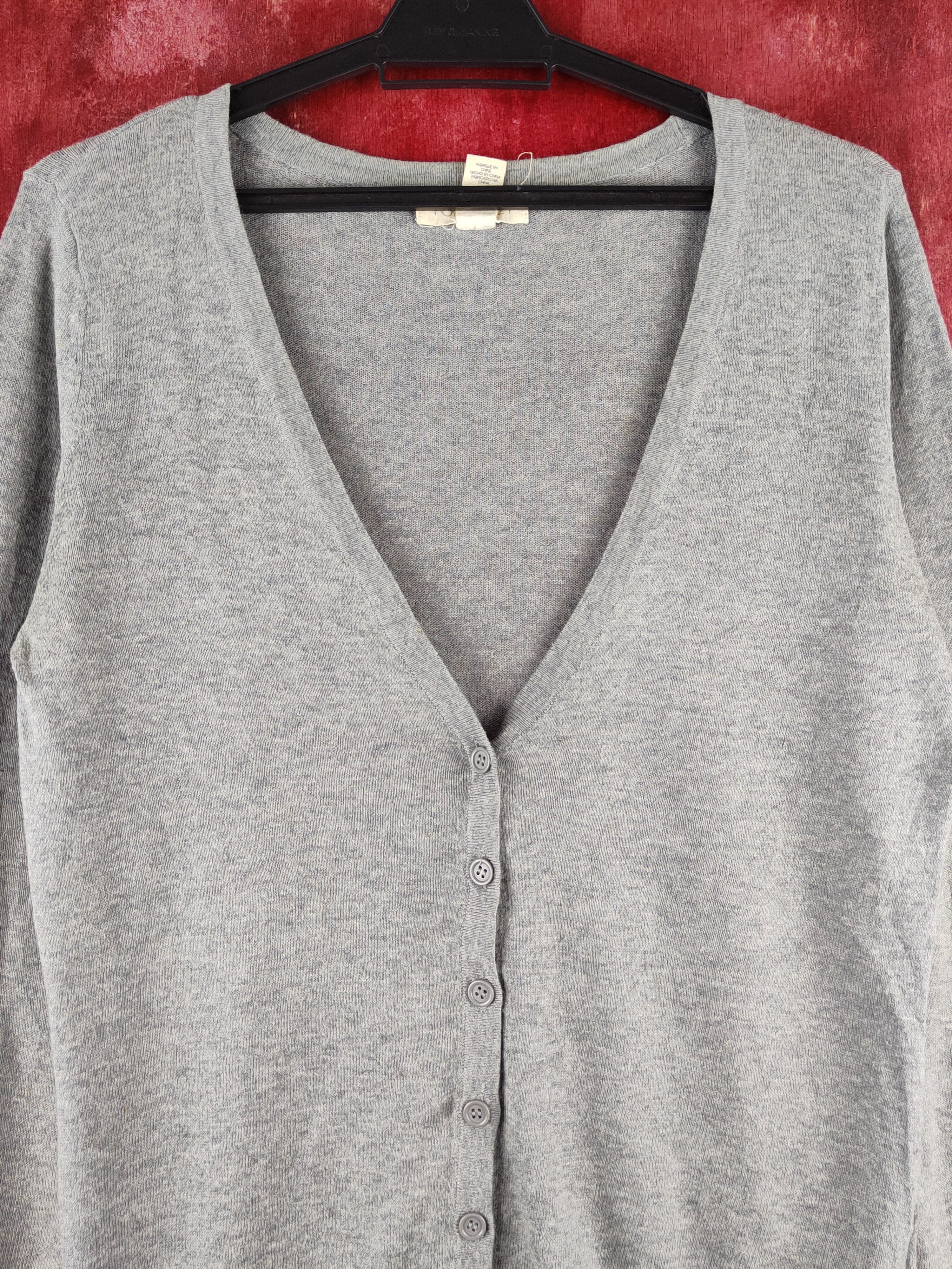 Forever 21 × Japanese Brand Forever 21 Gray Knitwear Cardigan #S1244 Size US S / EU 44-46 / 1 - 2 Thumbnail