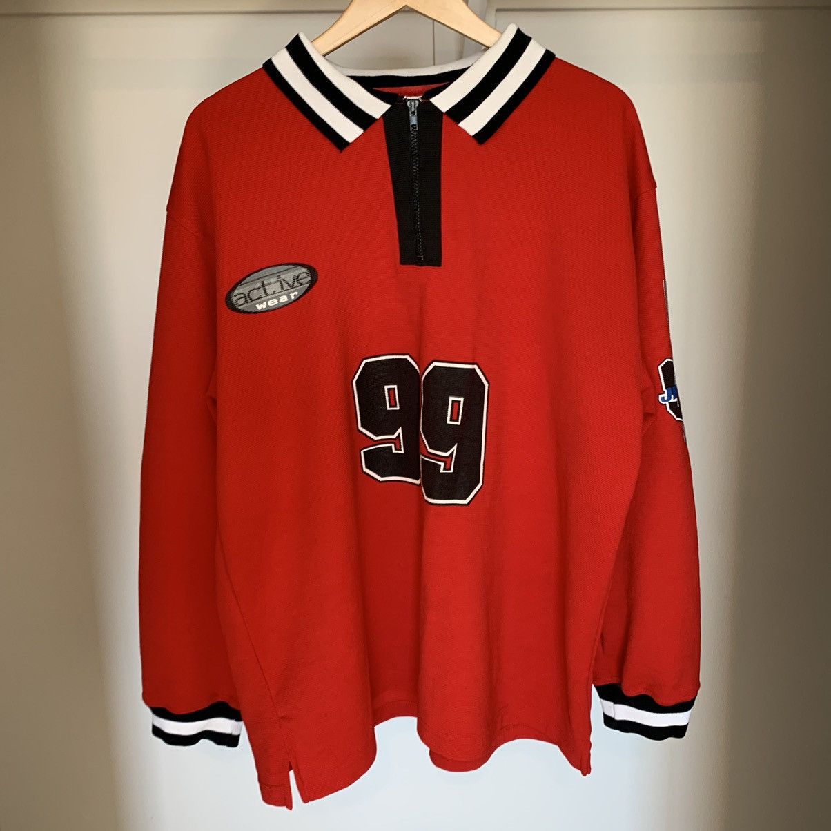 Other Vintage Jerzees Long Sleeve Collared Jersey Size US XL / EU 56 / 4 - 6 Thumbnail