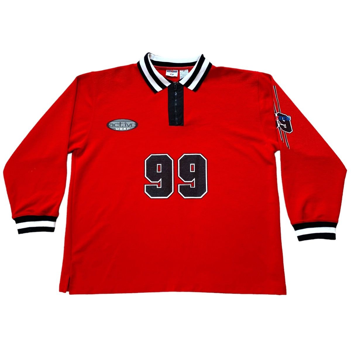 Other Vintage Jerzees Long Sleeve Collared Jersey Size US XL / EU 56 / 4 - 1 Thumbnail