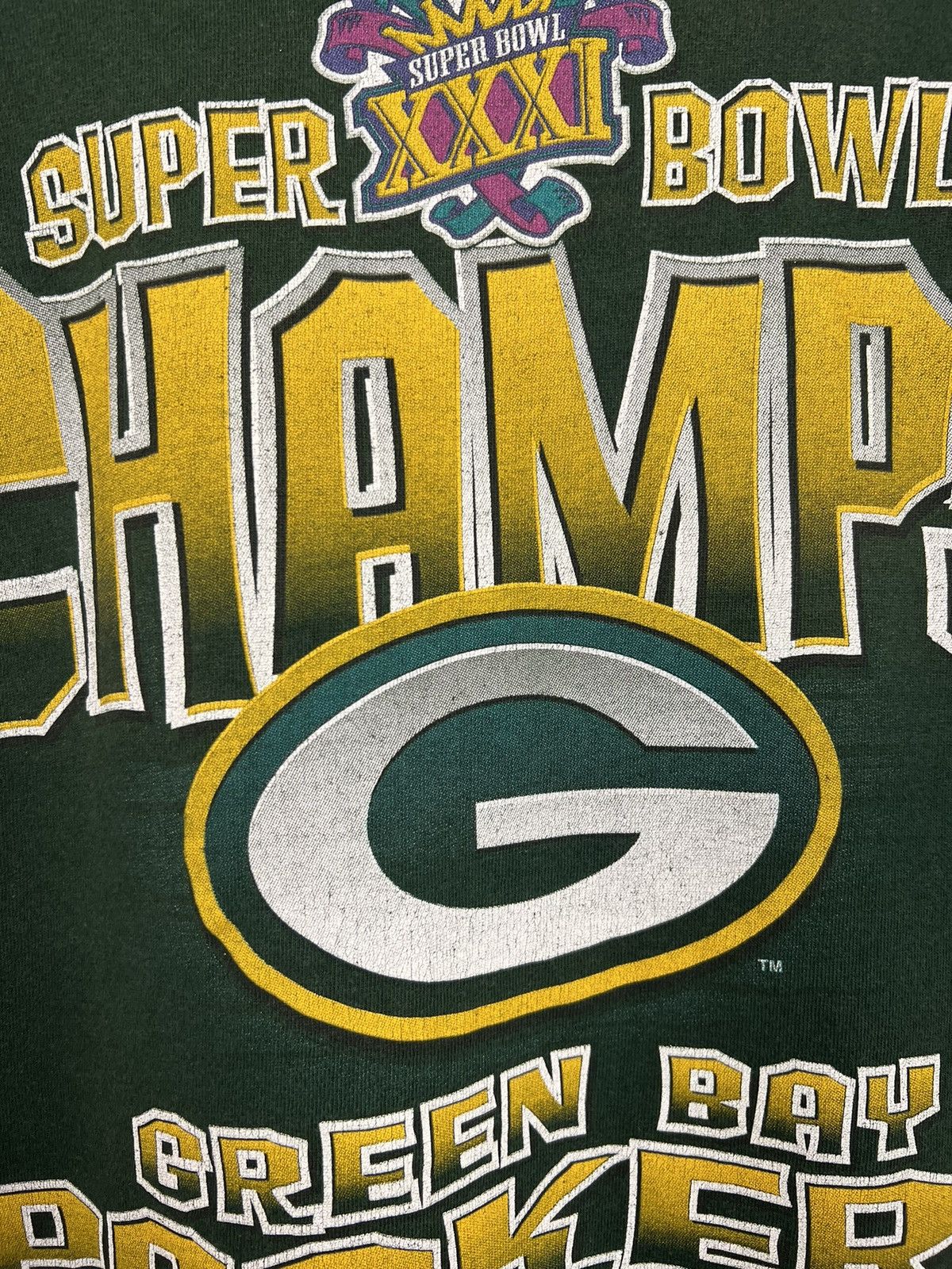 NFL × Vintage Vintage Super Bowl Champs Green Bay Packers Size US XL / EU 56 / 4 - 4 Thumbnail