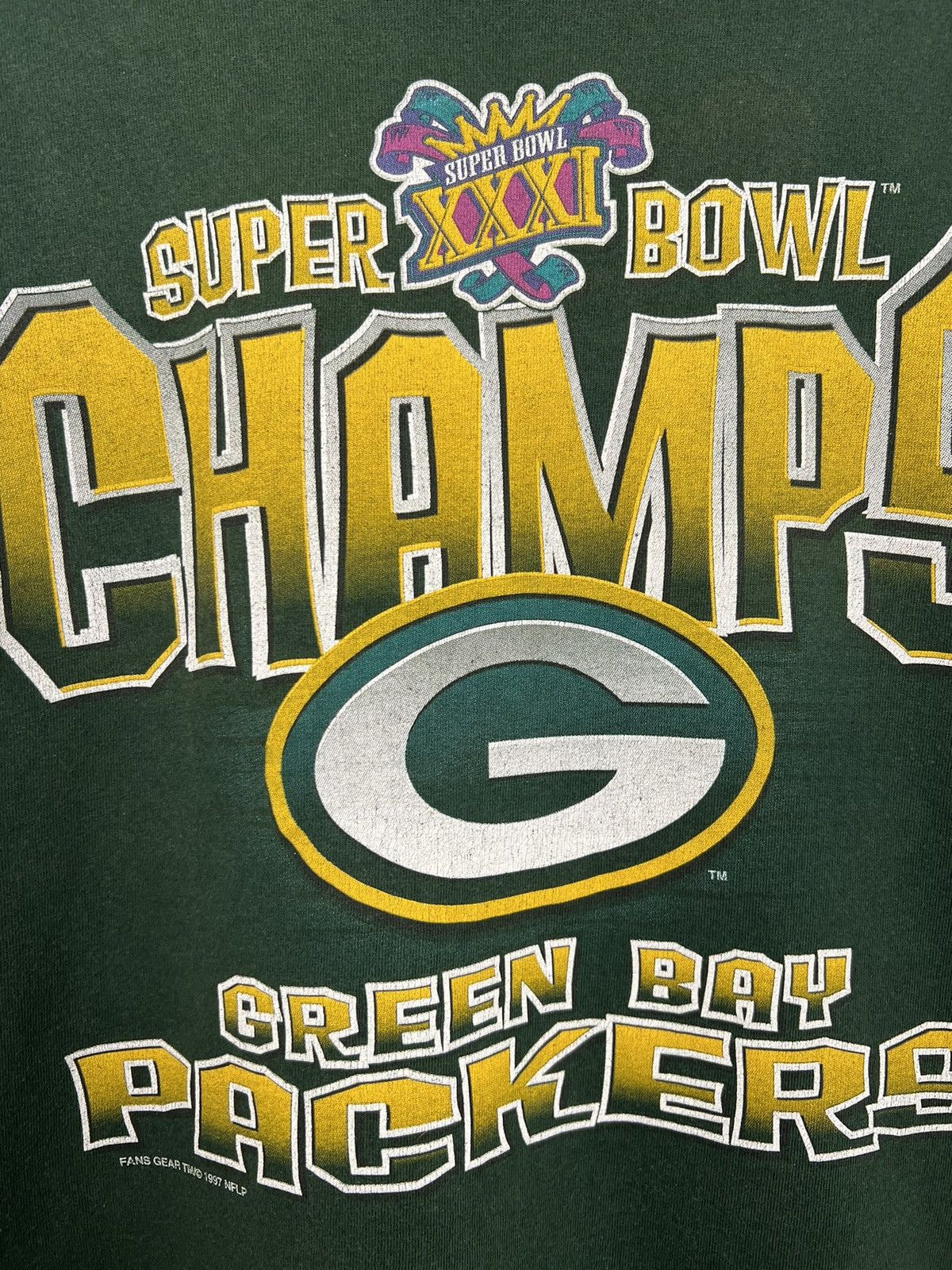 NFL × Vintage Vintage Super Bowl Champs Green Bay Packers Size US XL / EU 56 / 4 - 3 Thumbnail