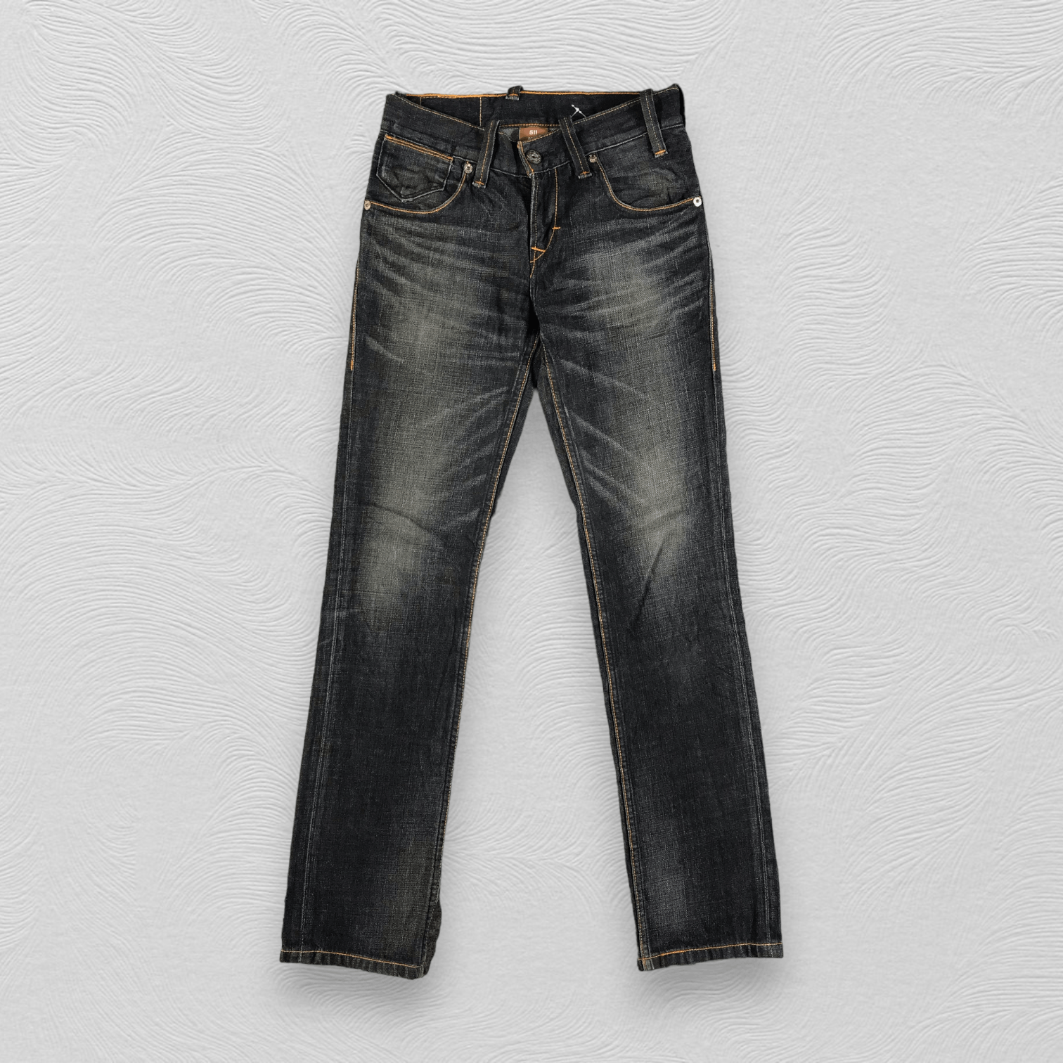 image of Levis 511 Faded Black Slim Fit Jeans Kj2154, Men's (Size 29)