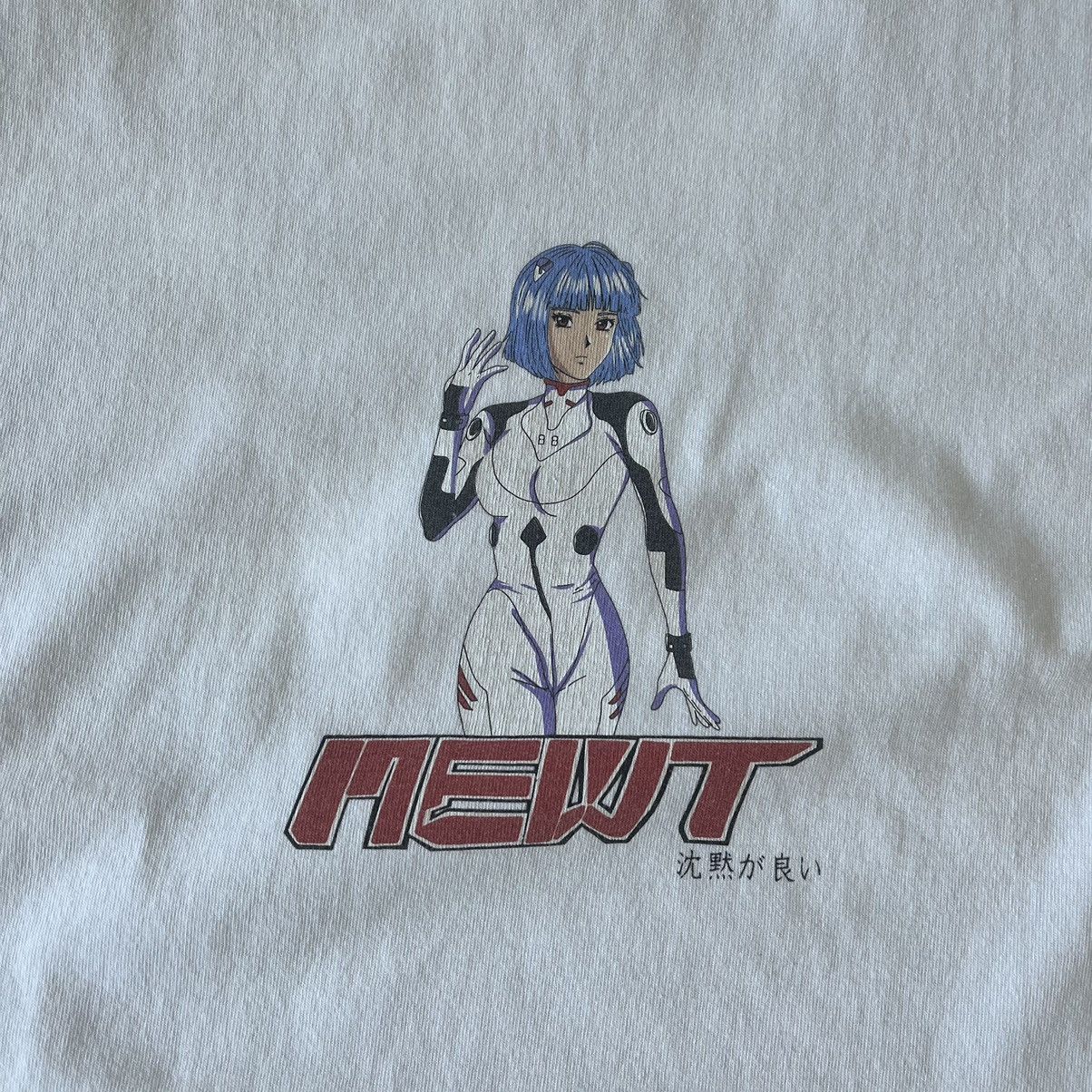 Vintage MEWT Anime Girl Tee Jet Bent Lee | Grailed