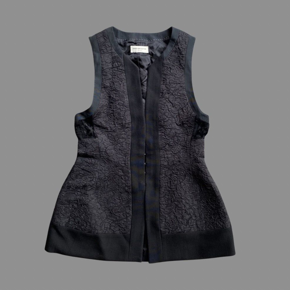 Dries Van Noten Dries Van Noten Jacquard Vest Size XS / US 0-2 / IT 36-38 - 1 Thumbnail