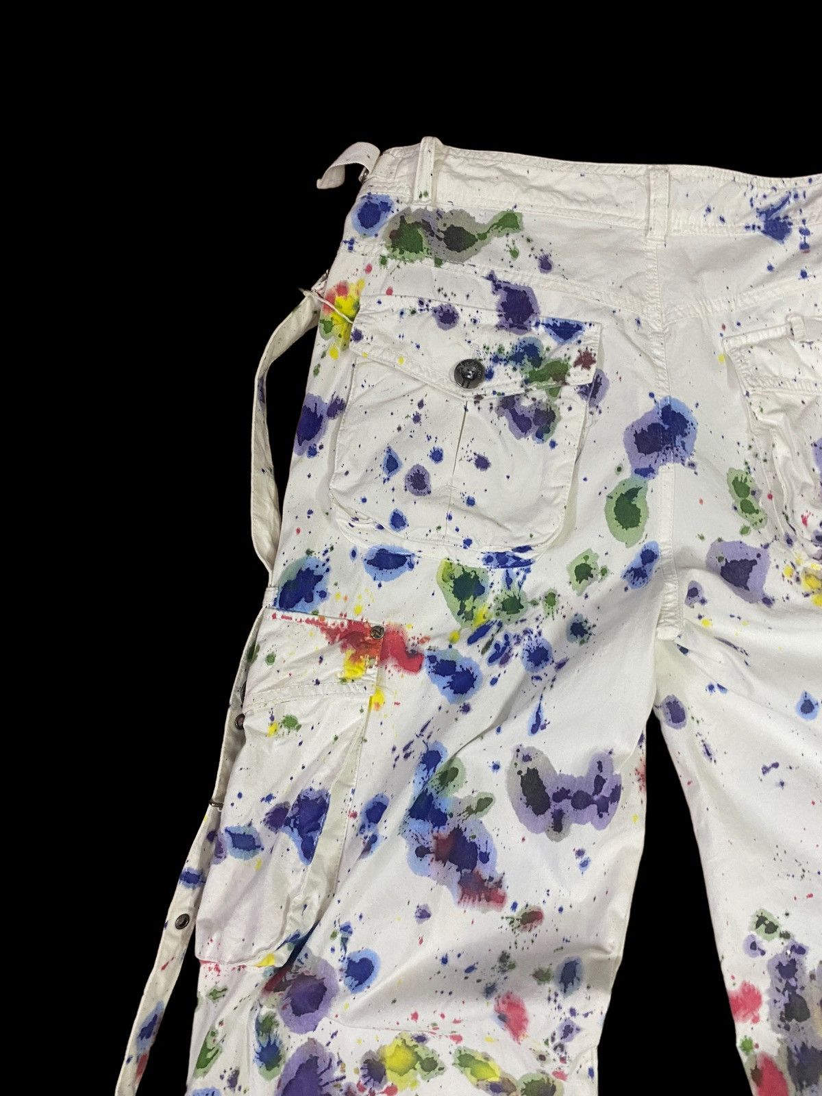 Seditionaries ⚡️⚡️Paint Splash 💦 Parachute Bondage Pants Size US 32 / EU 48 - 8 Thumbnail
