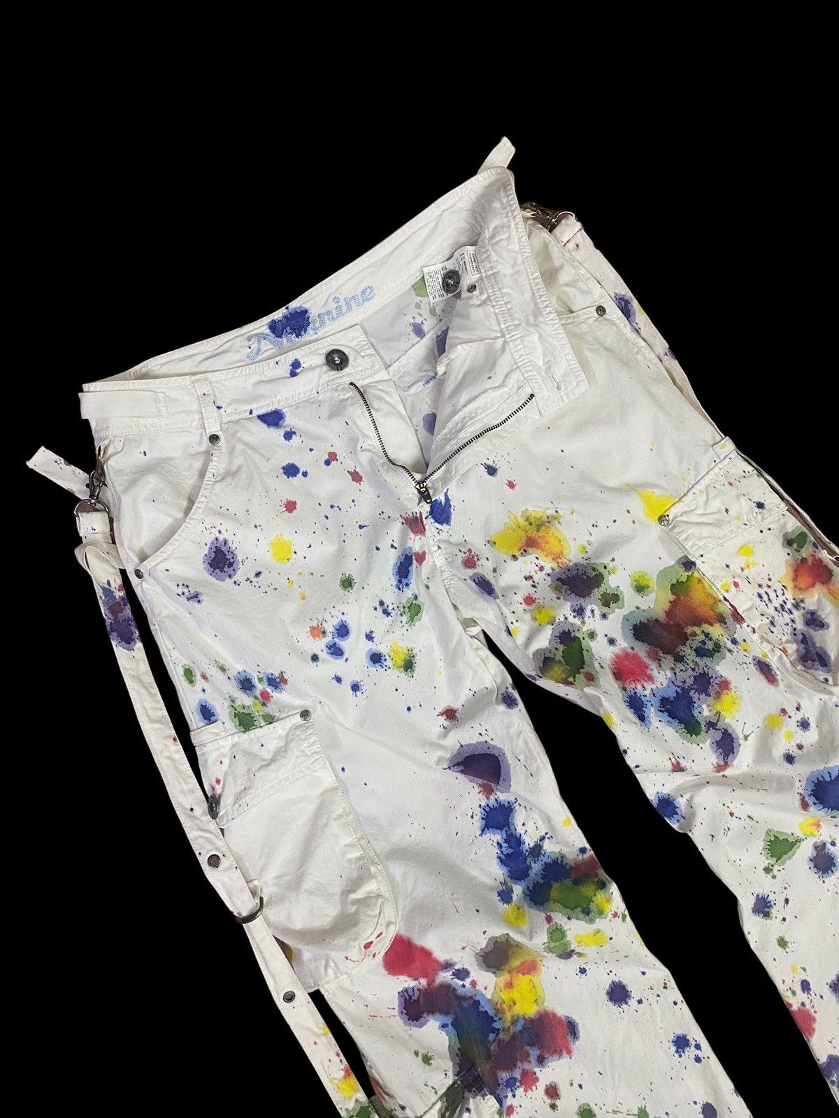 Seditionaries ⚡️⚡️Paint Splash 💦 Parachute Bondage Pants Size US 32 / EU 48 - 2 Thumbnail