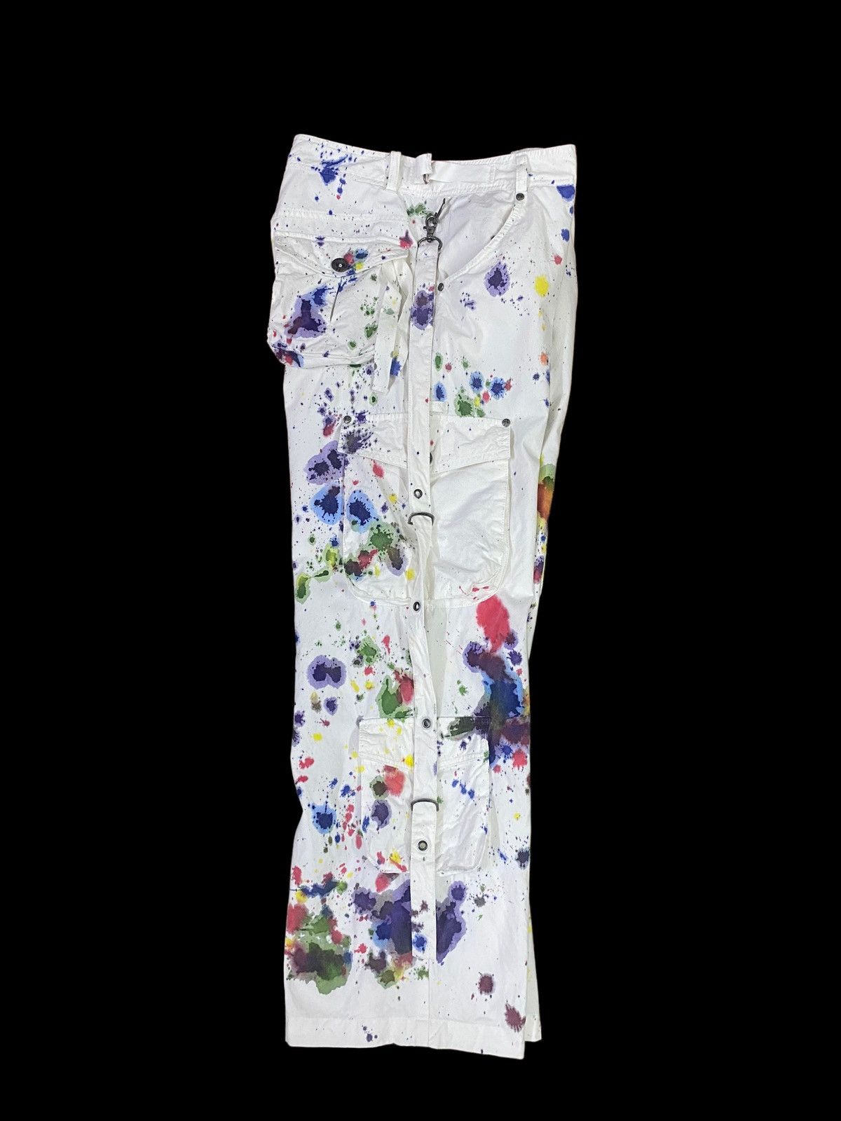 Seditionaries ⚡️⚡️Paint Splash 💦 Parachute Bondage Pants Size US 32 / EU 48 - 10 Thumbnail