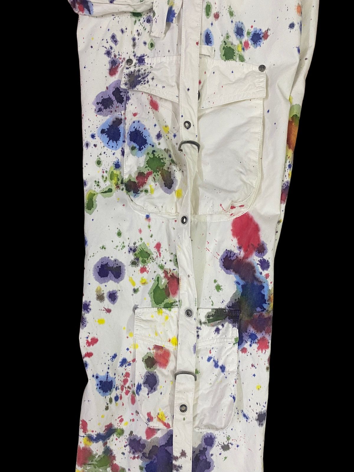 Seditionaries ⚡️⚡️Paint Splash 💦 Parachute Bondage Pants Size US 32 / EU 48 - 13 Thumbnail