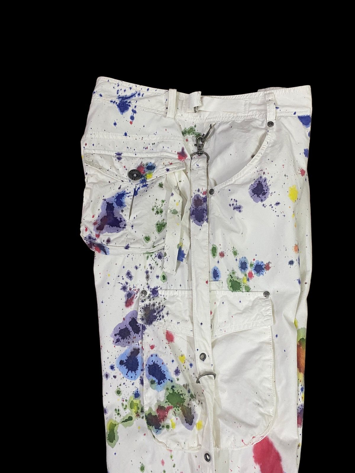 Seditionaries ⚡️⚡️Paint Splash 💦 Parachute Bondage Pants Size US 32 / EU 48 - 14 Thumbnail