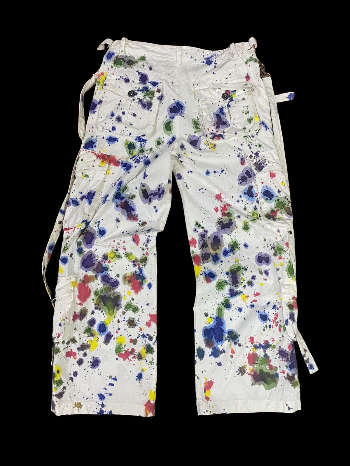 Seditionaries ⚡️⚡️Paint Splash 💦 Parachute Bondage Pants Size US 32 / EU 48 - 7 Thumbnail