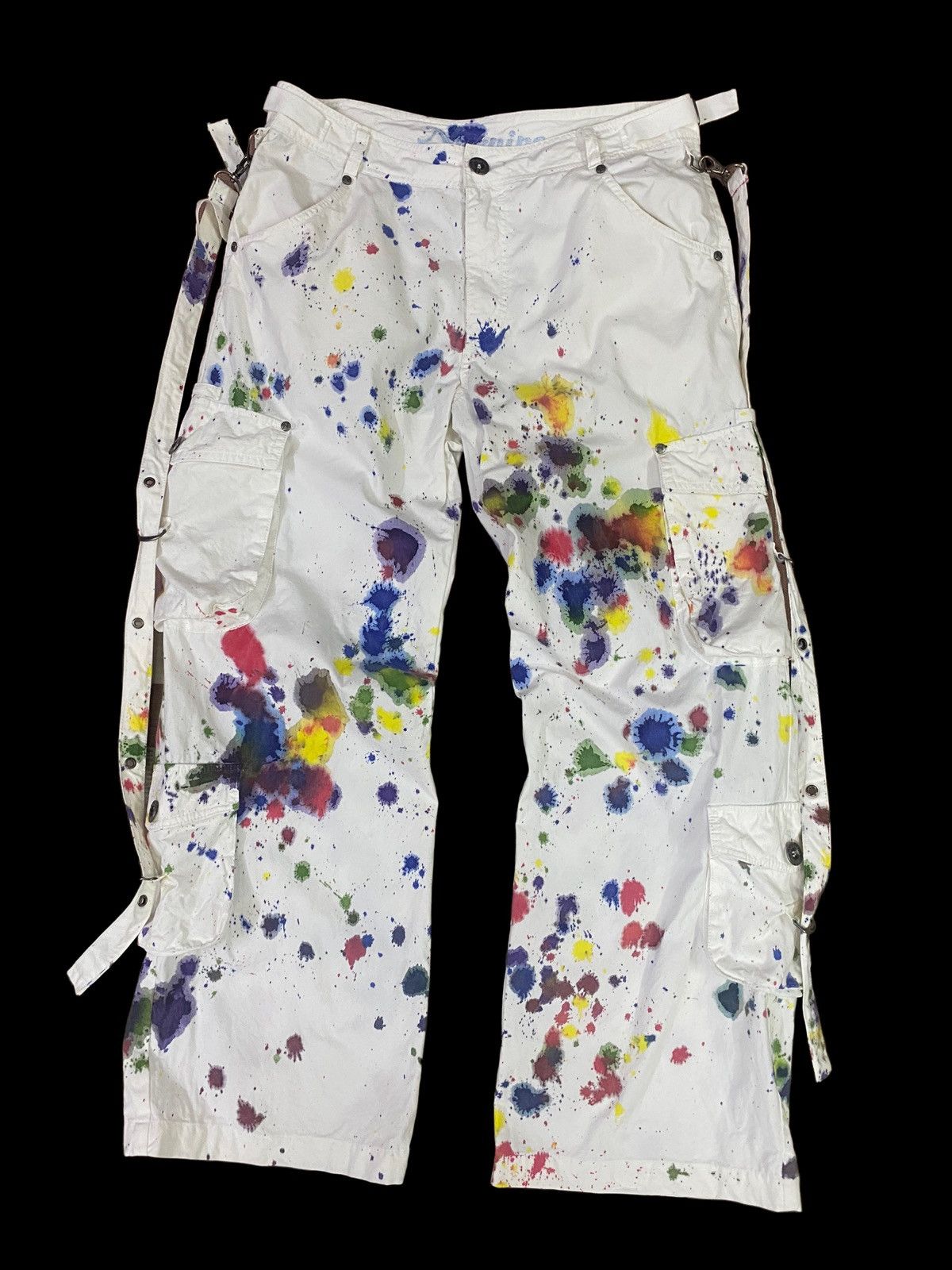 Seditionaries ⚡️⚡️Paint Splash 💦 Parachute Bondage Pants Size US 32 / EU 48 - 5 Thumbnail