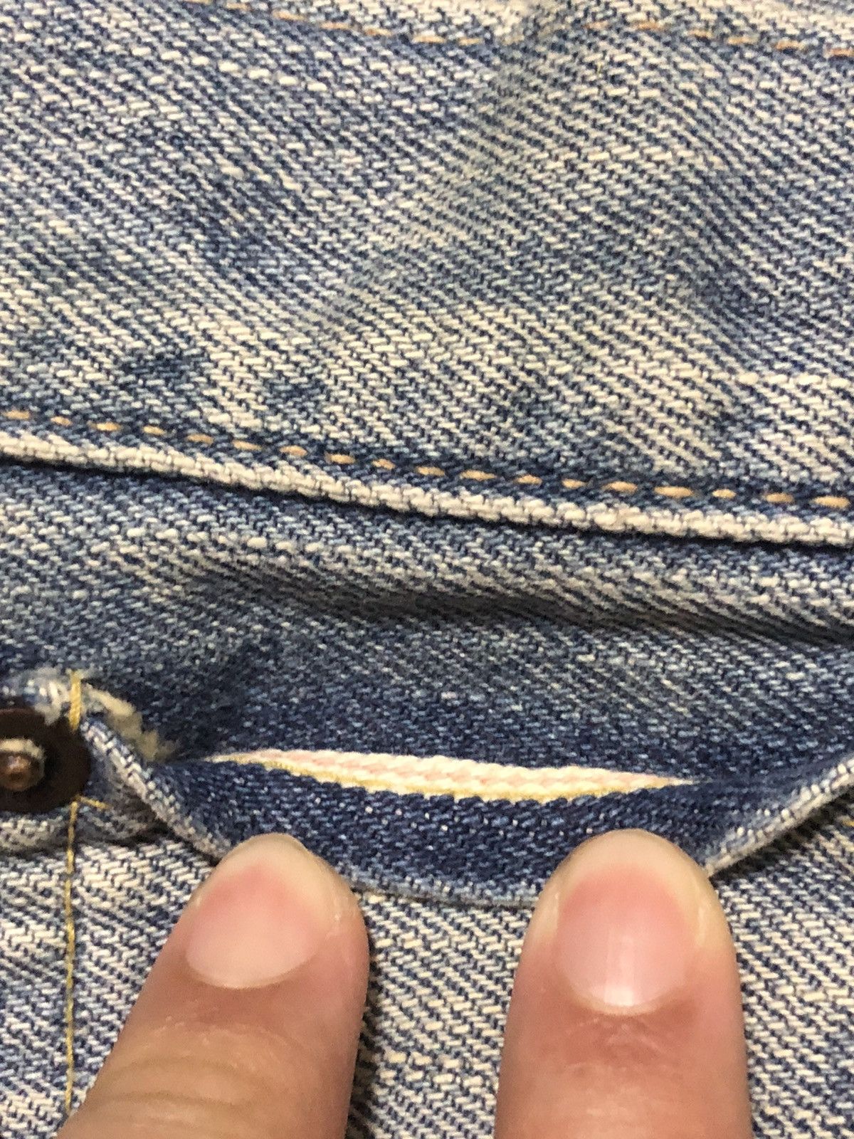 Japanese Brand Vintage Edwin 505zx Stonewash Redline Selvedge Denim Size US 31 - 10 Thumbnail