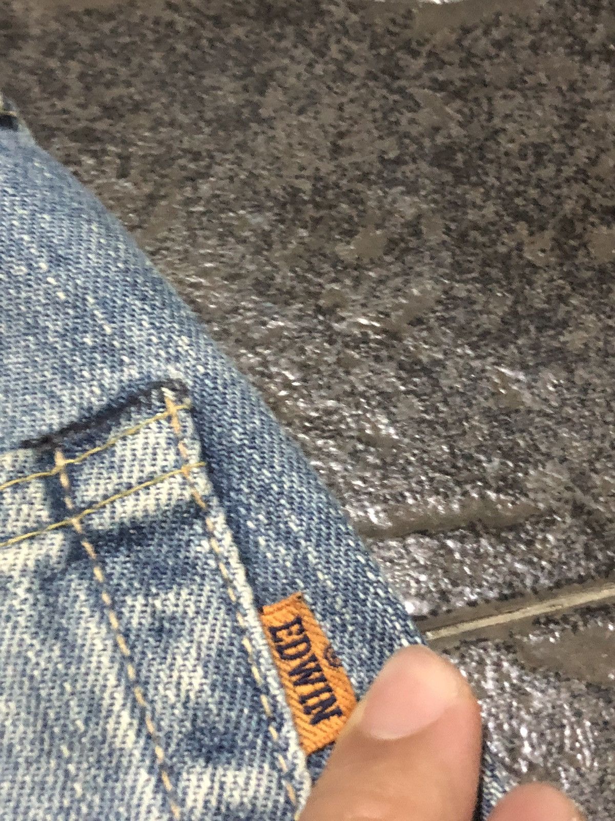 Japanese Brand Vintage Edwin 505zx Stonewash Redline Selvedge Denim Size US 31 - 17 Thumbnail