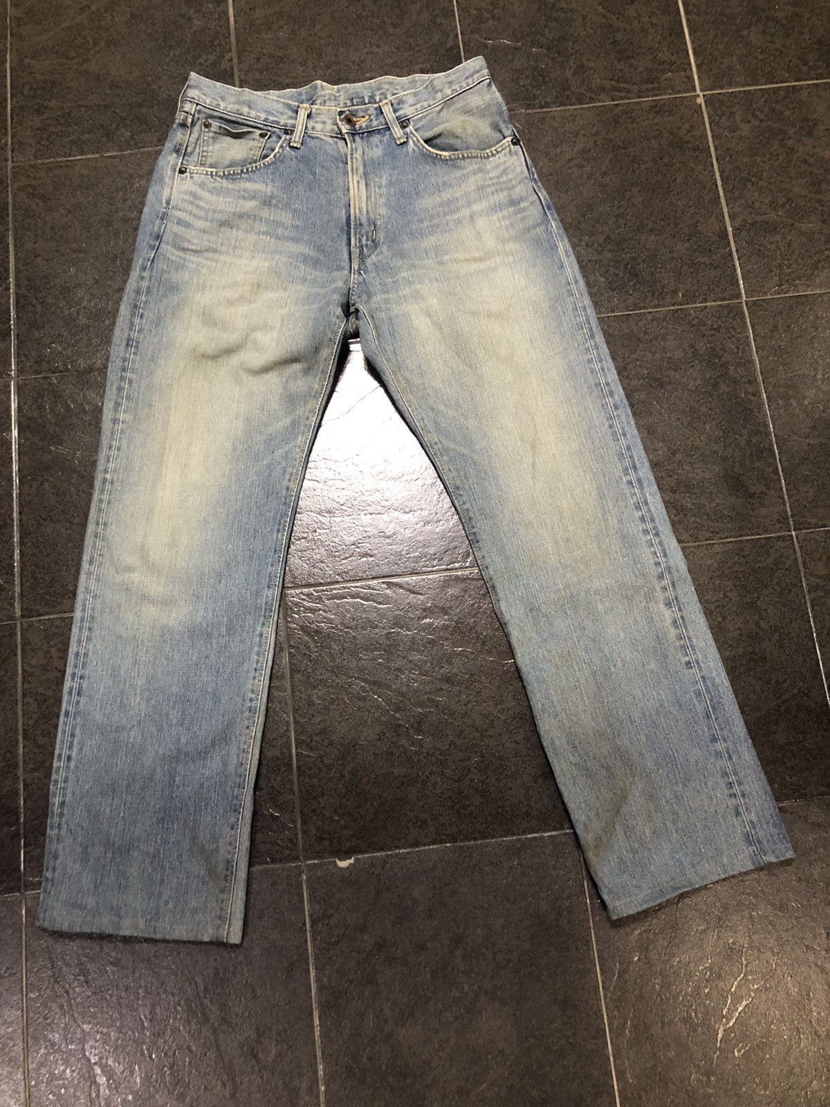 Japanese Brand Vintage Edwin 505zx Stonewash Redline Selvedge Denim Size US 31 - 1 Thumbnail