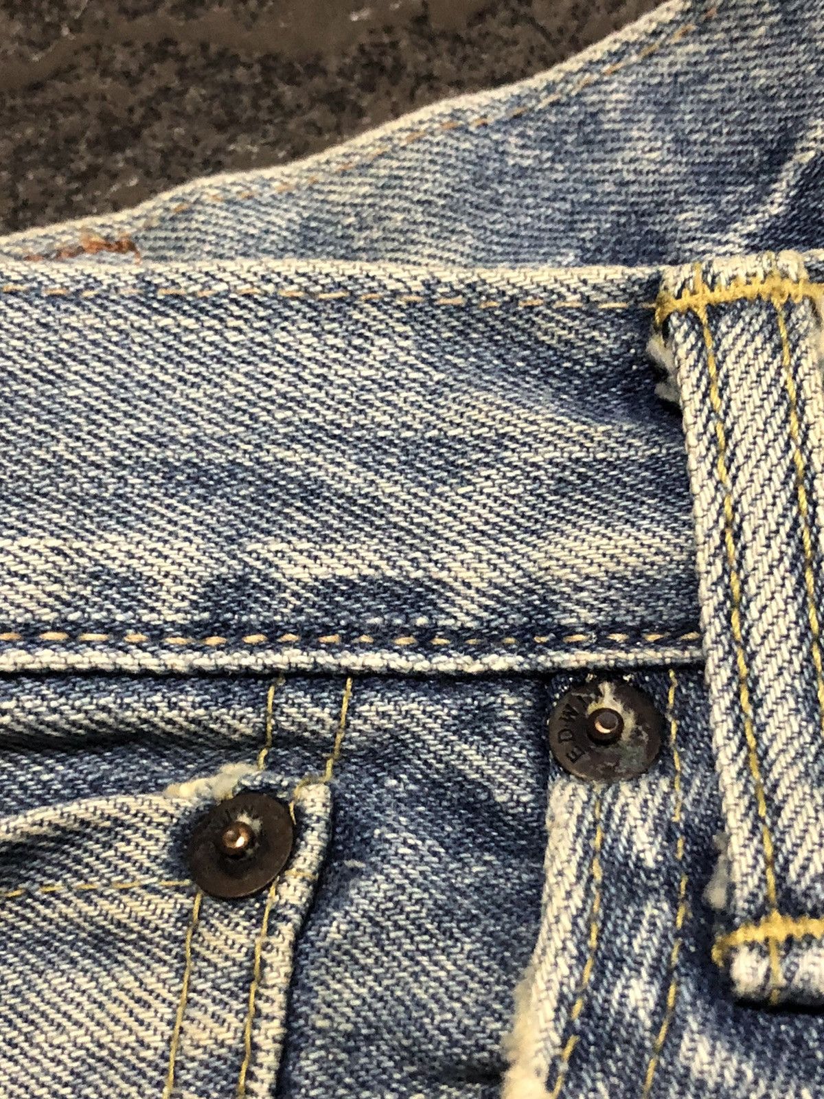 Japanese Brand Vintage Edwin 505zx Stonewash Redline Selvedge Denim Size US 31 - 9 Thumbnail