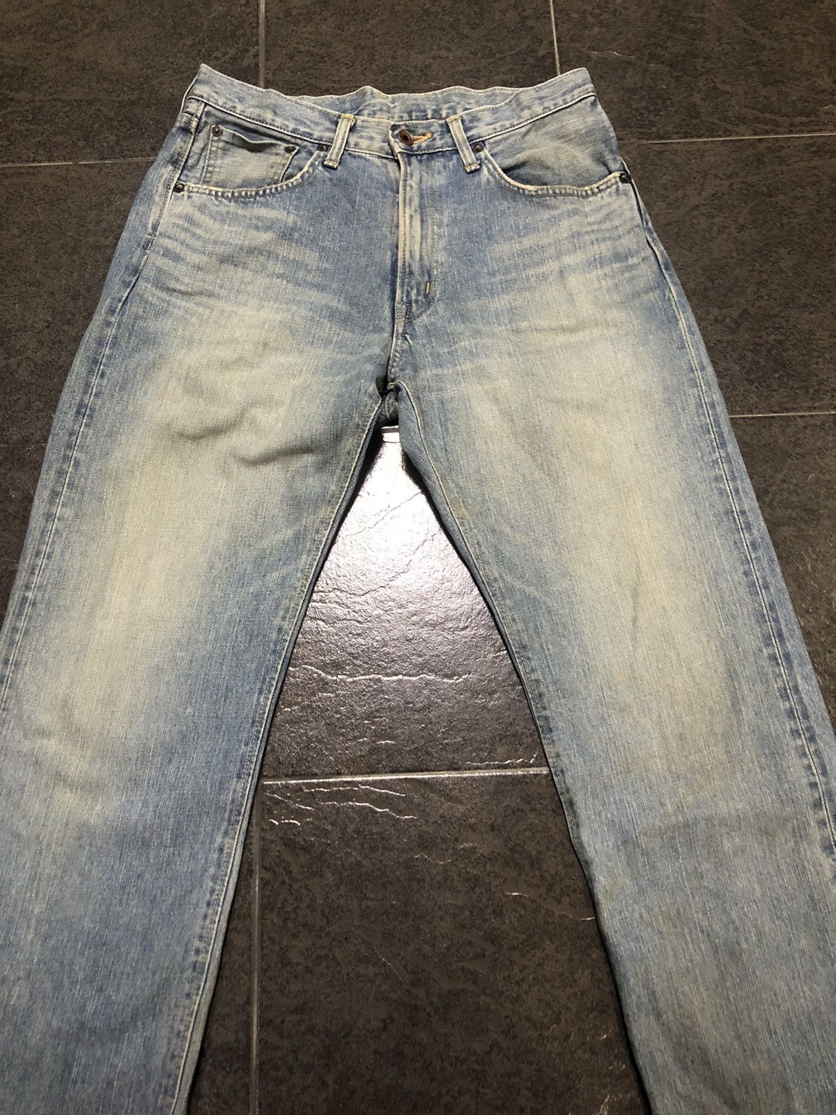 Japanese Brand Vintage Edwin 505zx Stonewash Redline Selvedge Denim Size US 31 - 6 Thumbnail