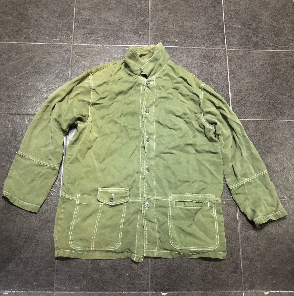 image of Exoah Skale Shirt Jacket in Green, Men's (Size Medium)