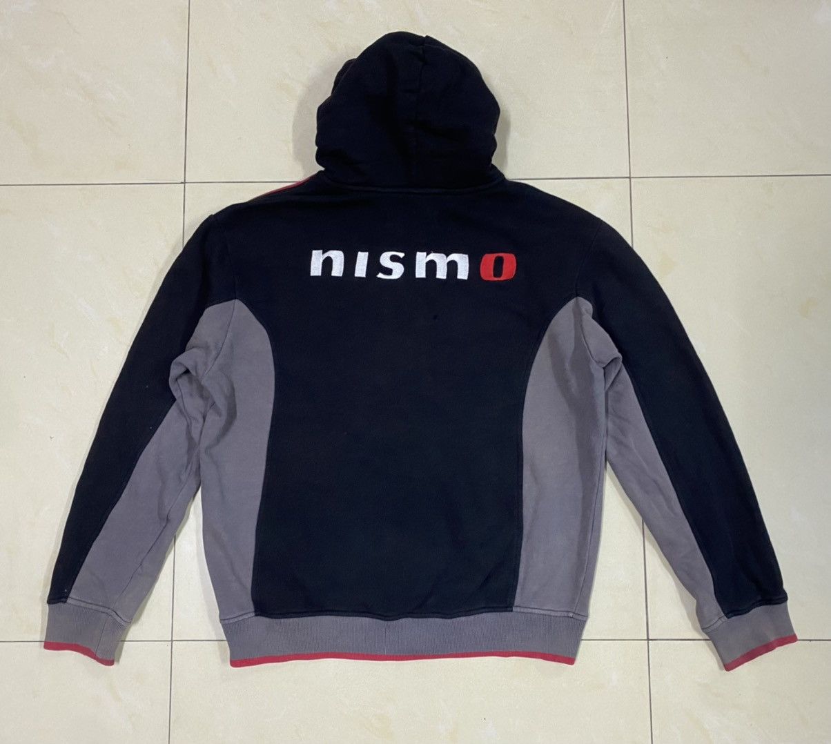 image of Racing x Sports Specialties Nissan Nismo Motorsport Zipper Hoodie Faded in Black Grey (Size Medium)