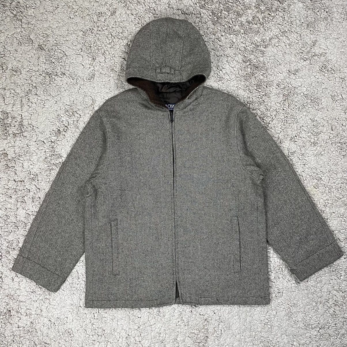 Chaps Ralph Lauren × Ralph Lauren × Vintage Vintage Chaps Ralph Lauren Wool Hoodie Jacket Size US M / EU 48-50 / 2 - 1 Thumbnail