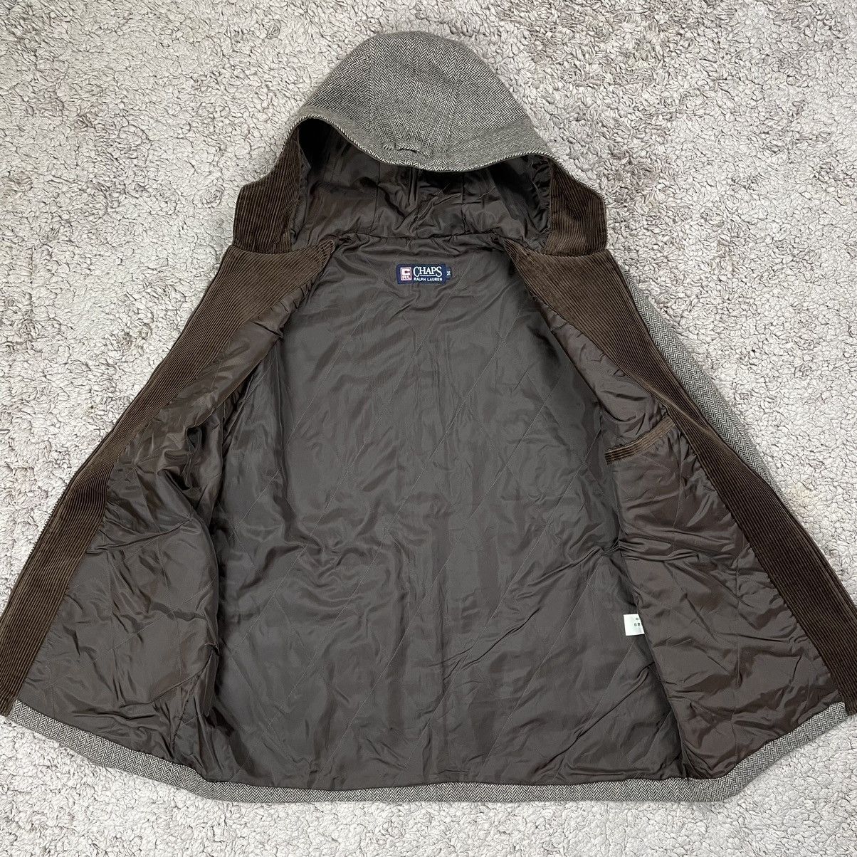 Chaps Ralph Lauren × Ralph Lauren × Vintage Vintage Chaps Ralph Lauren Wool Hoodie Jacket Size US M / EU 48-50 / 2 - 14 Thumbnail
