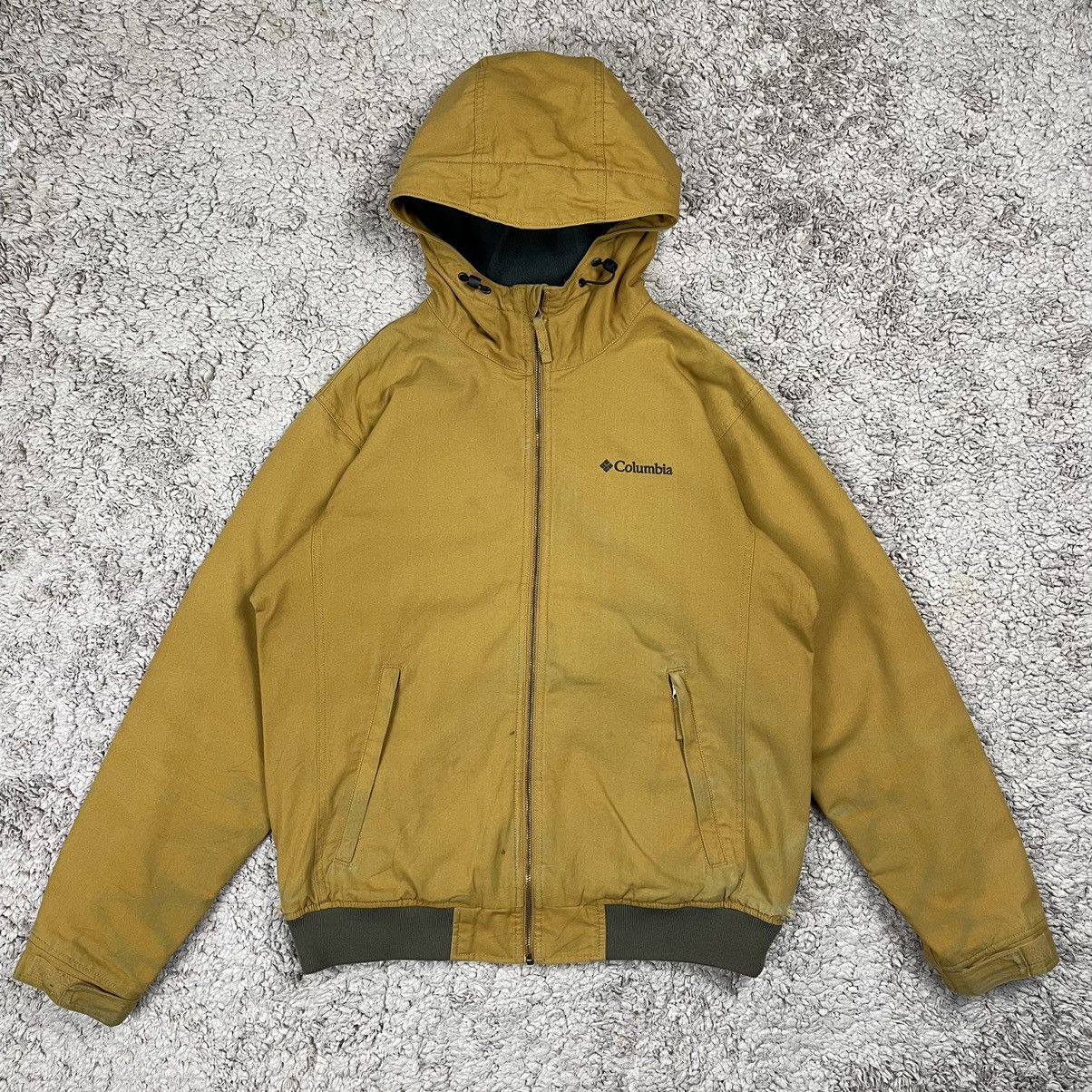Columbia × Japanese Brand × Vintage Vintage Distress Columbia Zipper Hoddie Size US XL / EU 56 / 4 - 1 Thumbnail