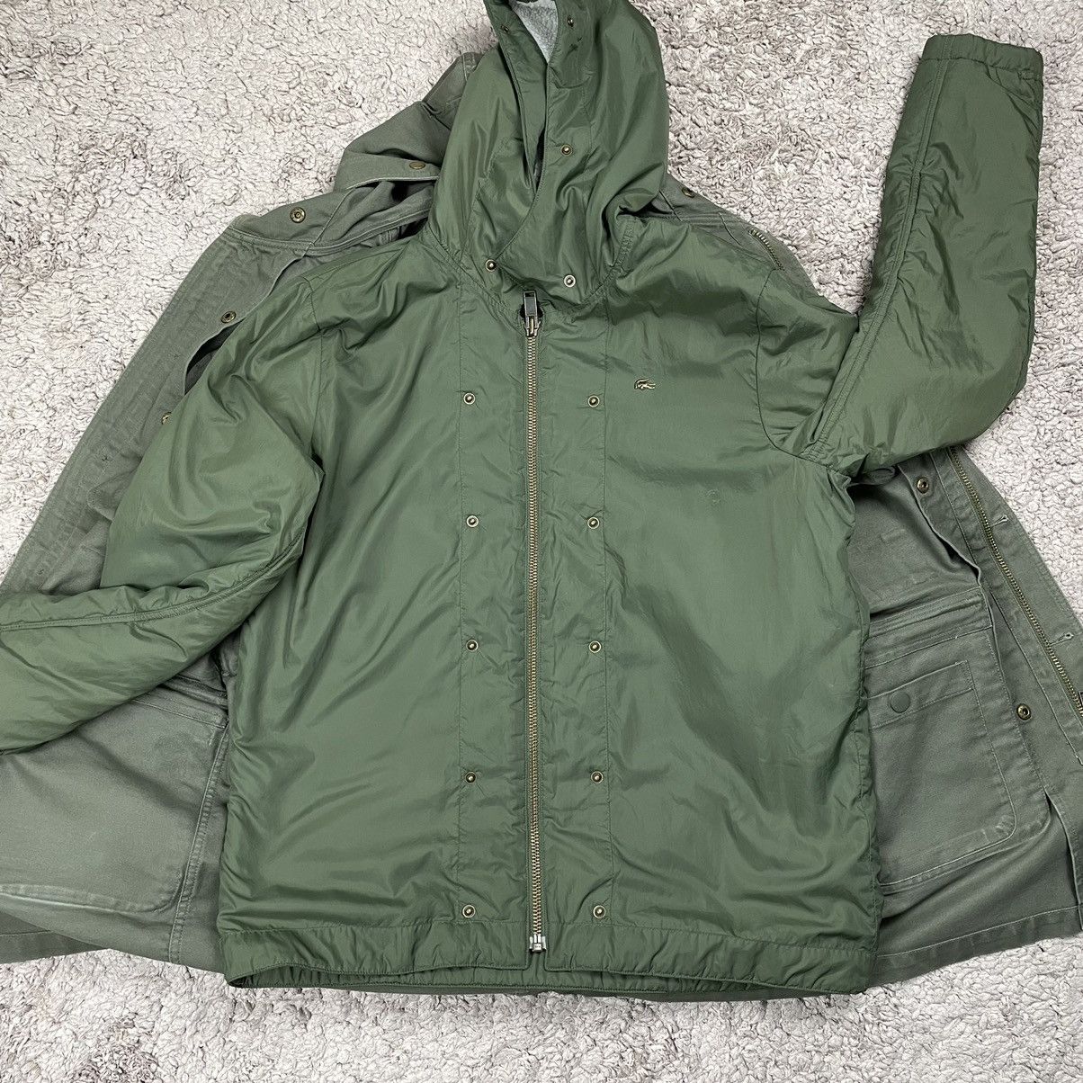 Japanese Brand × Lacoste × Vintage Vintage Lacoste Tactical Pocket Parkas Jacket Size US L / EU 52-54 / 3 - 11 Thumbnail