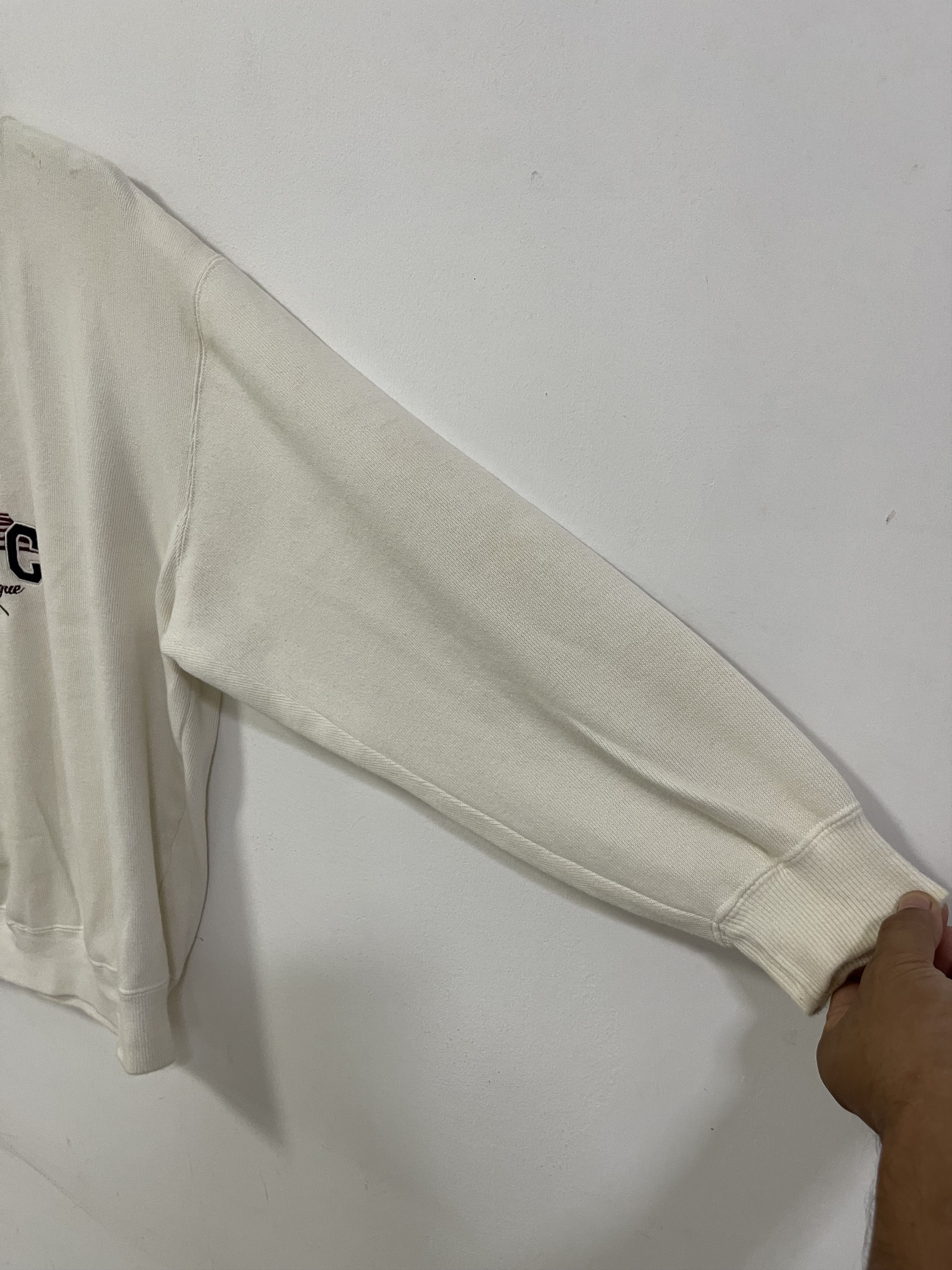 Beverly Hills Polo Club × Vintage Vintage Bhpc Flag Embroidery Distress Sweatshirt Size US M / EU 48-50 / 2 - 2 Thumbnail