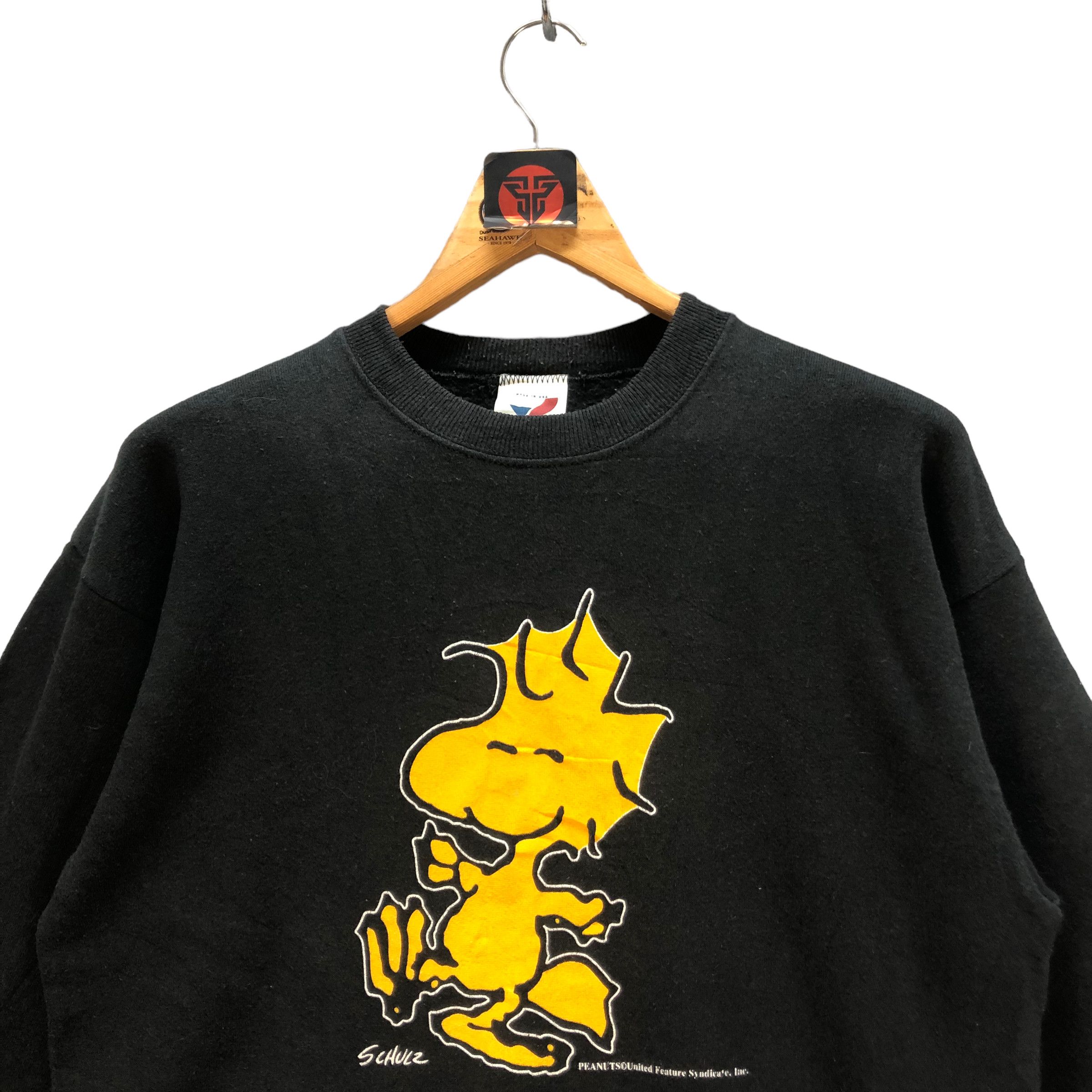 Peanuts PEANUTS MINI DRAGON MIRROR PRINT SWEATSHIRTS #7185-116 Size US L / EU 52-54 / 3 - 2 Thumbnail