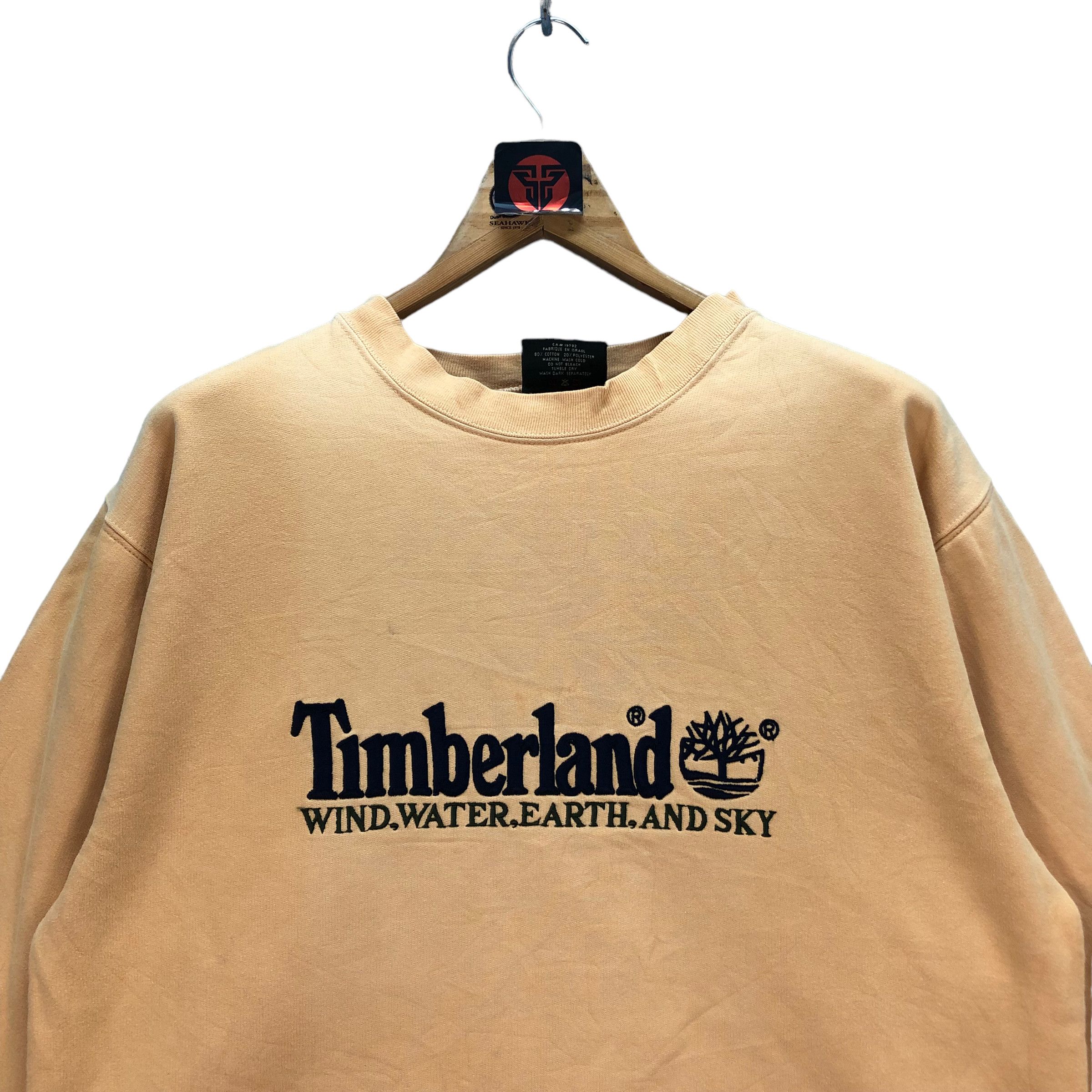 Timberland TIMBERLAND EMBROIDERED BIG LOGO SWEATSHIRTS #7189-117 Size US L / EU 52-54 / 3 - 2 Thumbnail