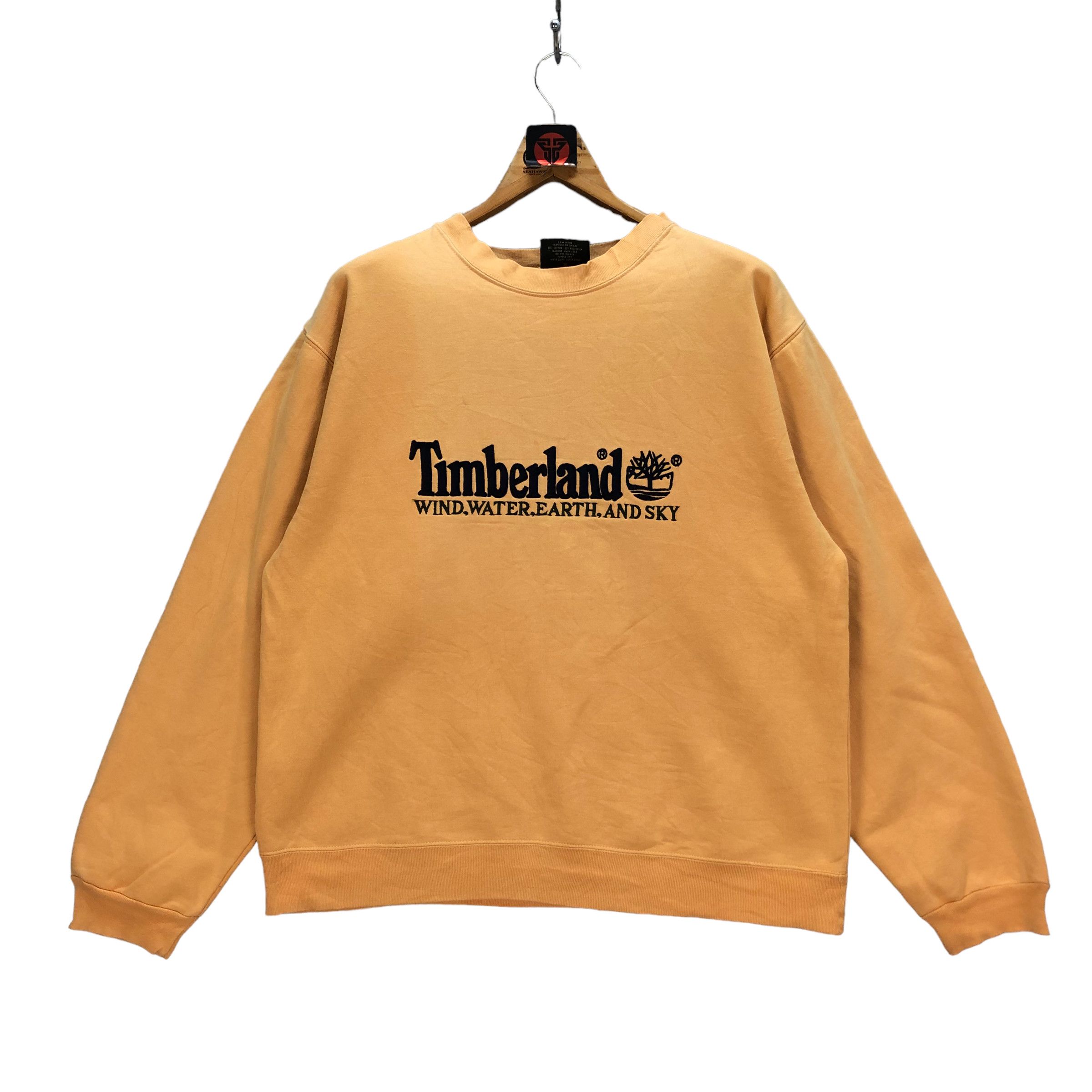 Timberland TIMBERLAND EMBROIDERED BIG LOGO SWEATSHIRTS #7189-117 Size US L / EU 52-54 / 3 - 1 Thumbnail