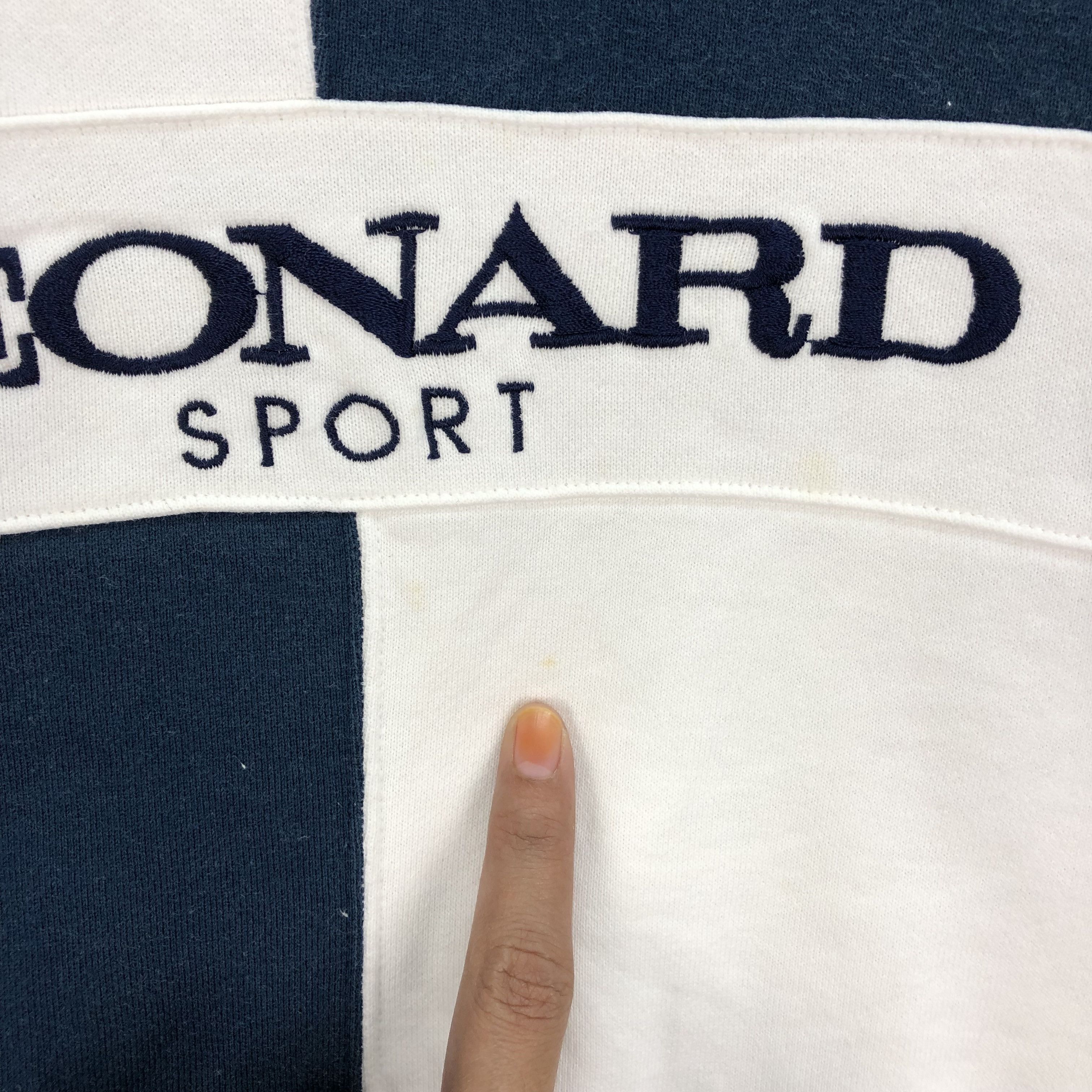 Japanese Brand Leonard Sport Embroidery Big Logo Sweatshirts #4393-152 Size US S / EU 44-46 / 1 - 6 Thumbnail
