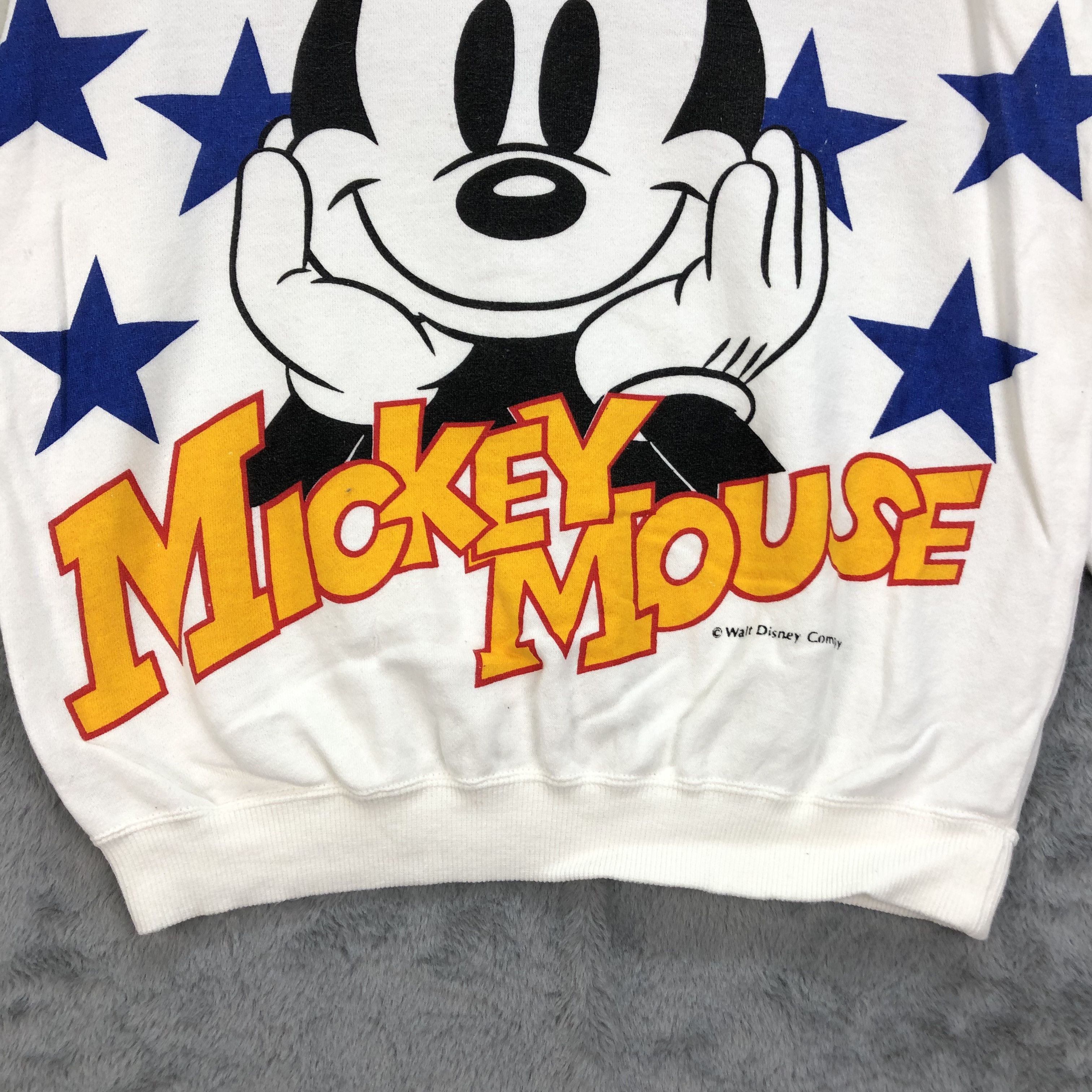 Disney Mickey Mouse Graphic Printed Sweatshirts #4392-152 Size S / US 4 / IT 40 - 4 Thumbnail