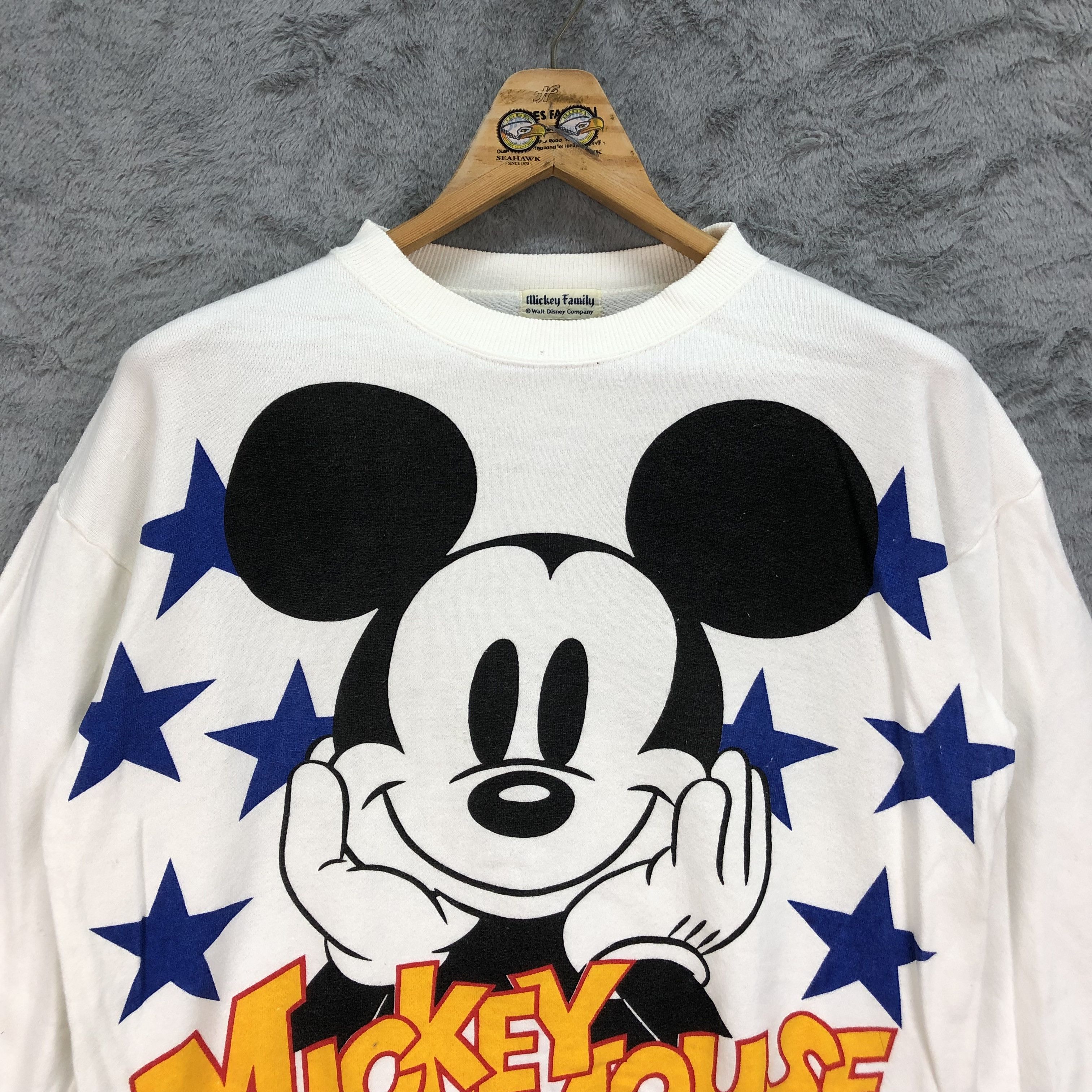 Disney Mickey Mouse Graphic Printed Sweatshirts #4392-152 Size S / US 4 / IT 40 - 2 Thumbnail
