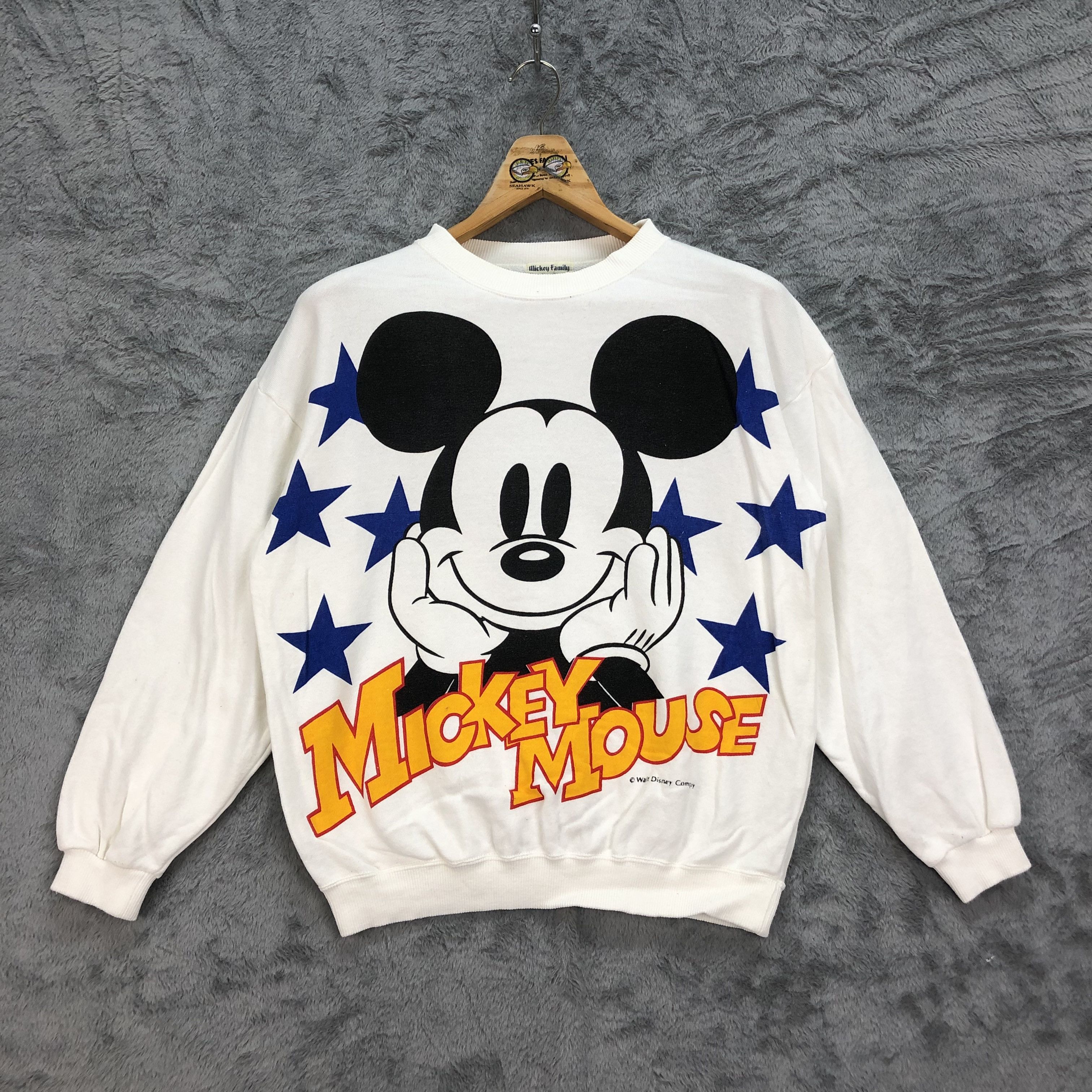 Disney Mickey Mouse Graphic Printed Sweatshirts #4392-152 Size S / US 4 / IT 40 - 1 Thumbnail
