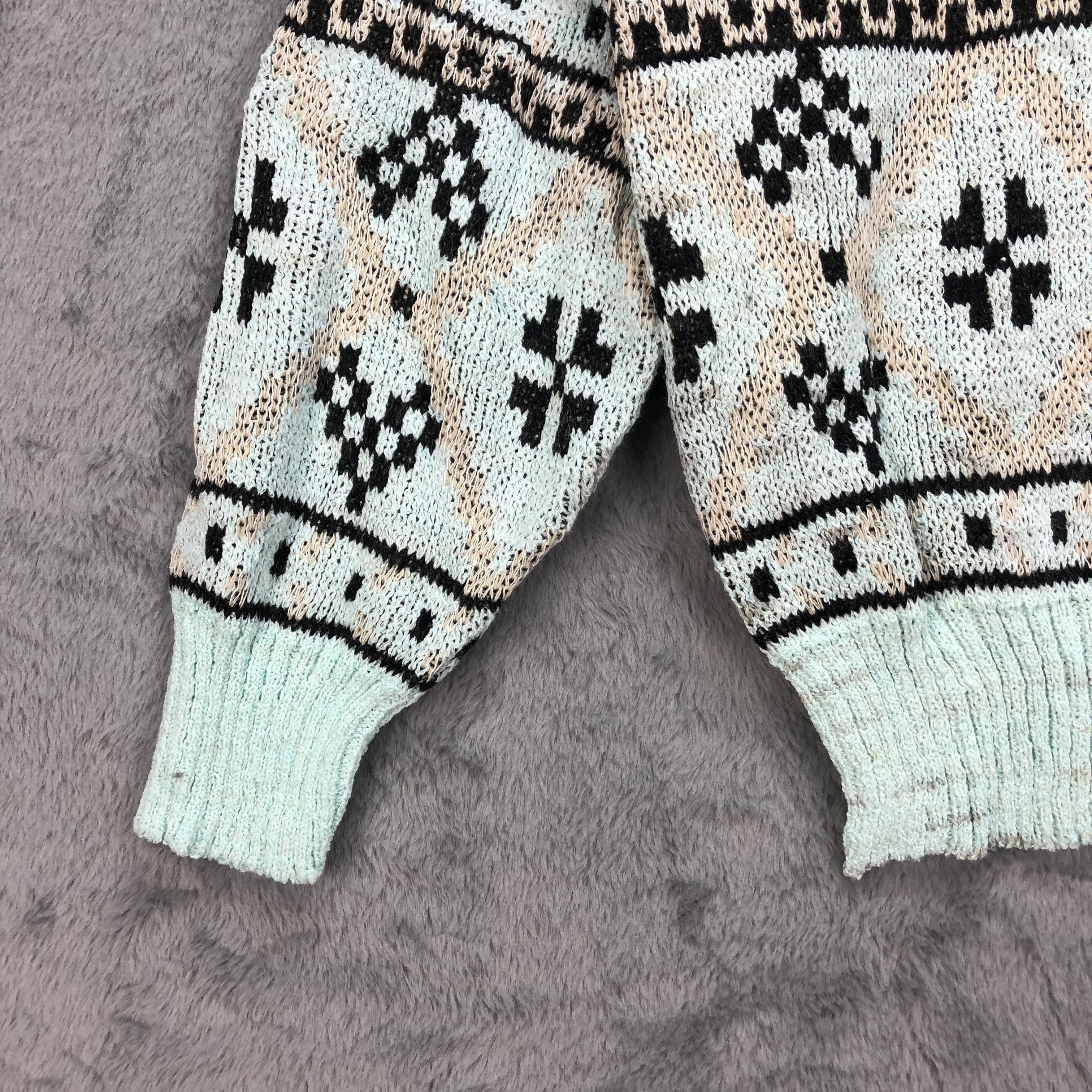 Japanese Brand Bell Town Cable Knit Sweater #4391-152 Size US S / EU 44-46 / 1 - 4 Thumbnail