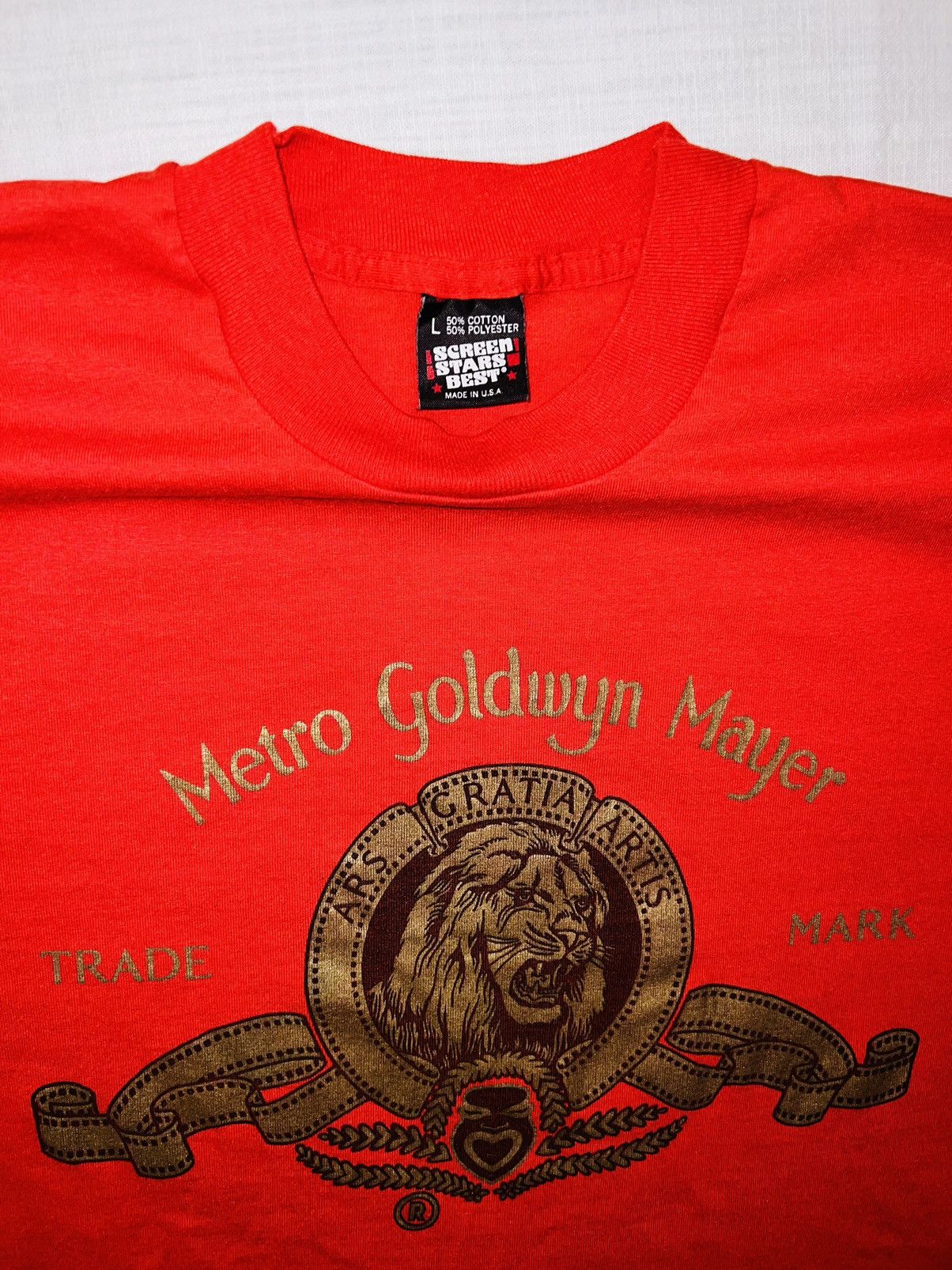 Vintage Vintage Metro Goldwyn Mayer T-shirt Size US L / EU 52-54 / 3 - 3 Thumbnail