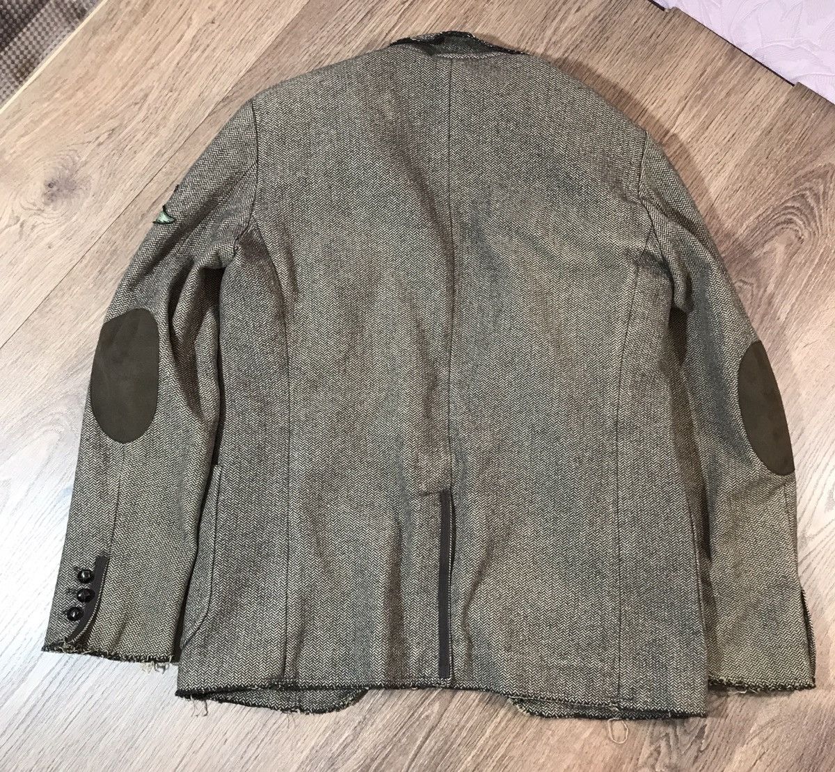 Replay Replay Patch Distressed Raw Hem Blazer Size US XL / EU 56 / 4 - 15 Thumbnail