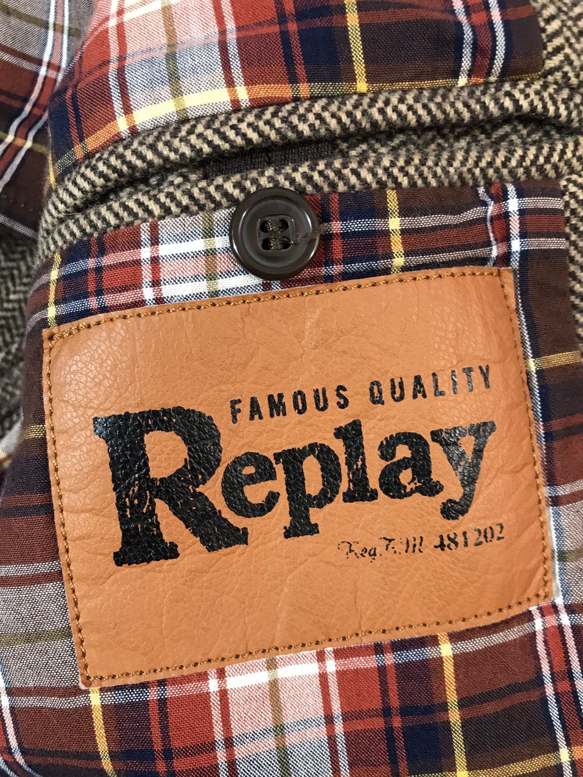 Replay Replay Patch Distressed Raw Hem Blazer Size US XL / EU 56 / 4 - 11 Thumbnail