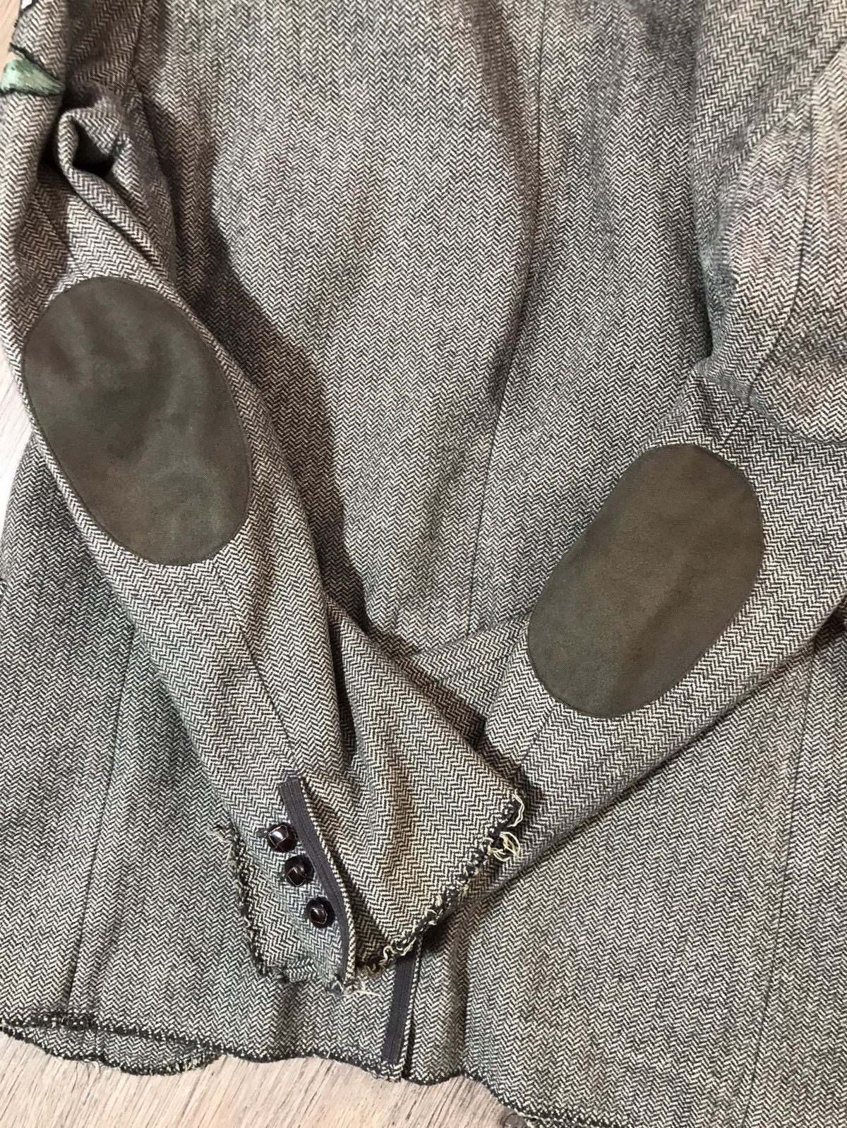 Replay Replay Patch Distressed Raw Hem Blazer Size US XL / EU 56 / 4 - 13 Thumbnail