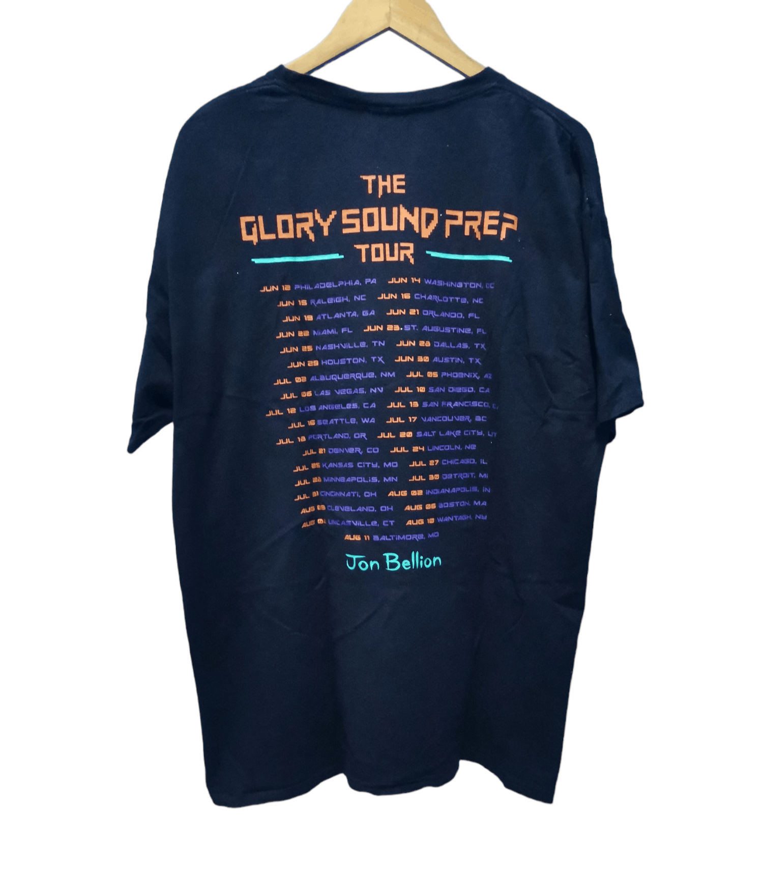 Rap Tees Vintage Jon Bellion Tour Tee Rap Hiphop Eminem 50 Cent Size US L / EU 52-54 / 3 - 3 Thumbnail