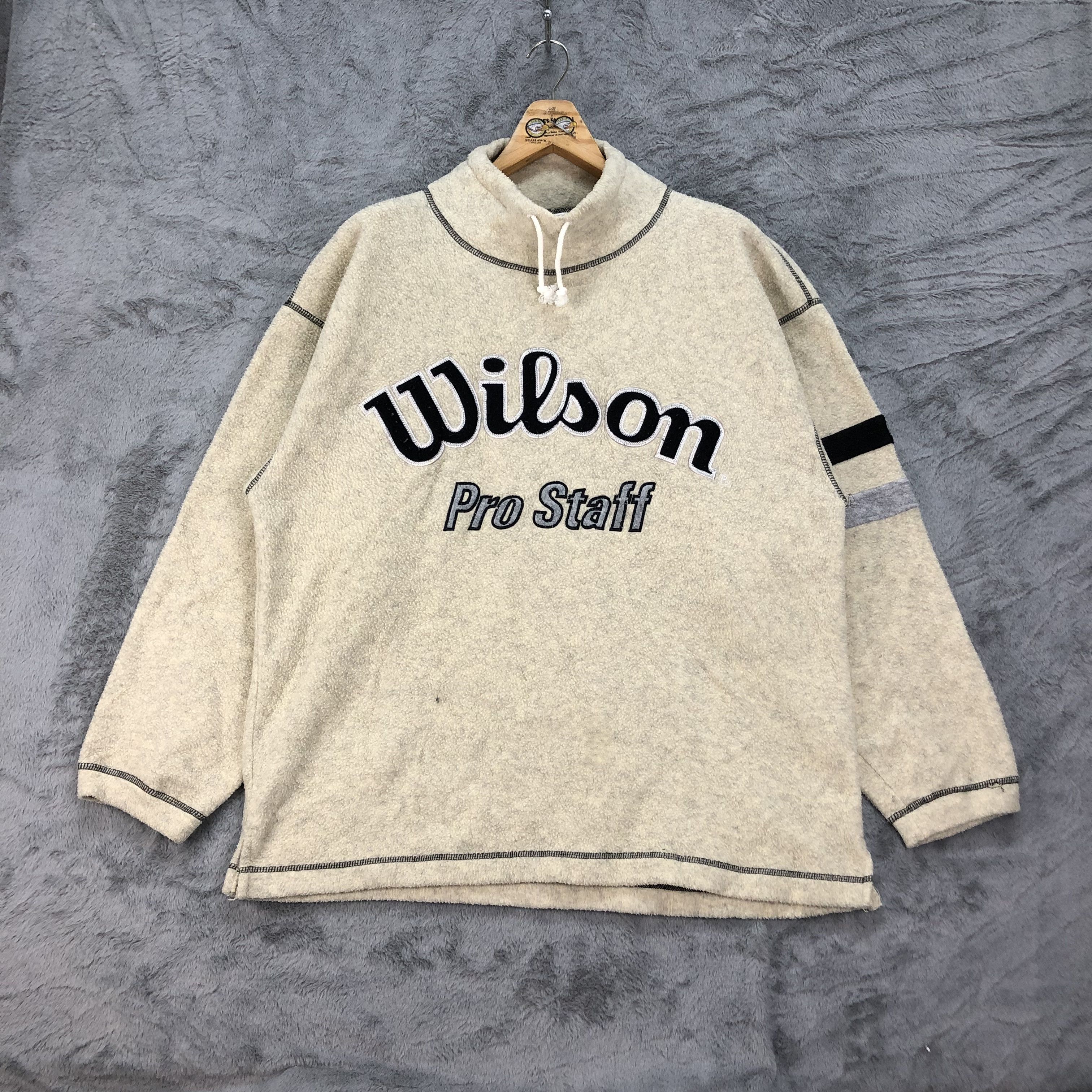 Polartec Wilson Pro Staff Embroidery Logo Jumper Fleece #4457-154 Size US L / EU 52-54 / 3 - 1 Thumbnail