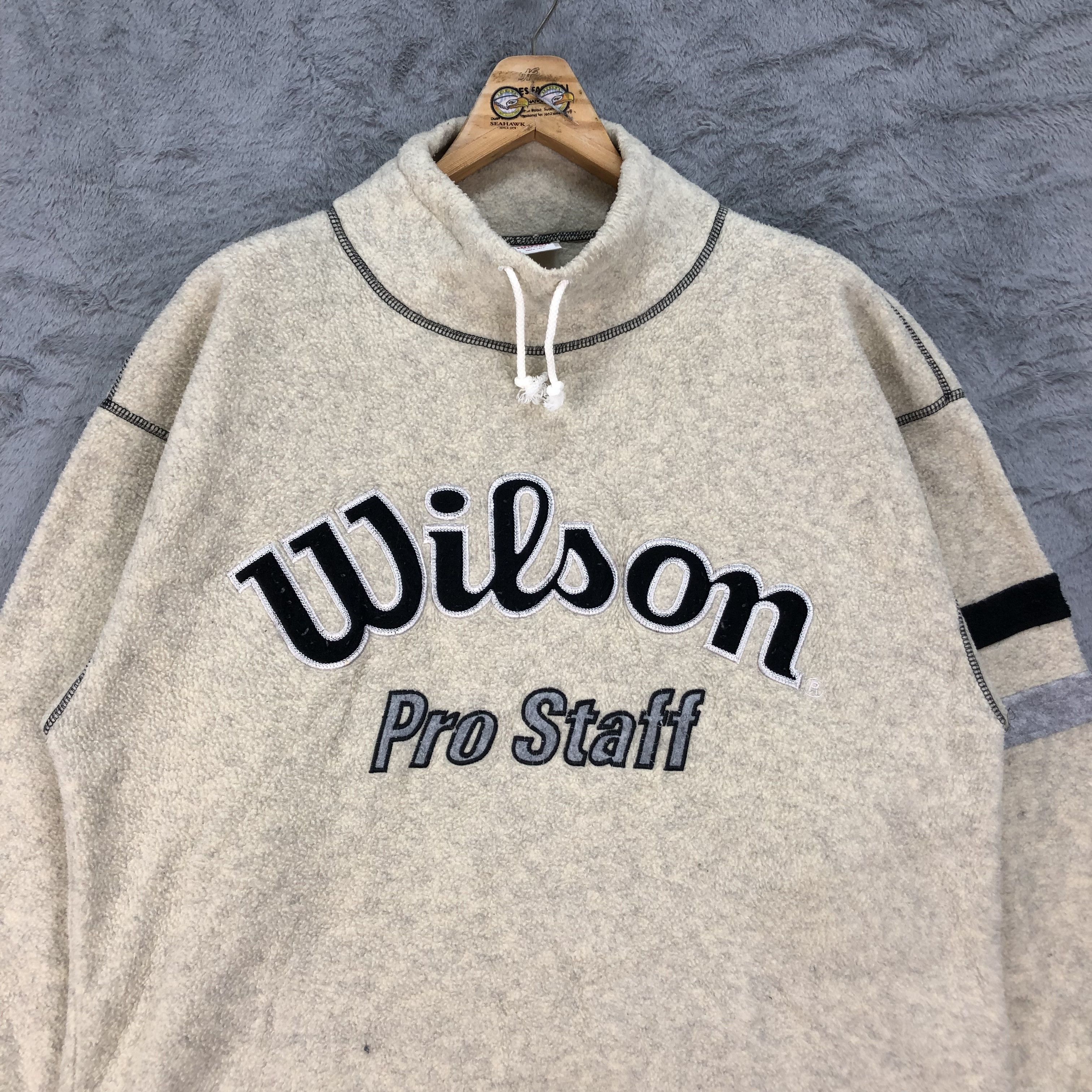 Polartec Wilson Pro Staff Embroidery Logo Jumper Fleece #4457-154 Size US L / EU 52-54 / 3 - 2 Thumbnail