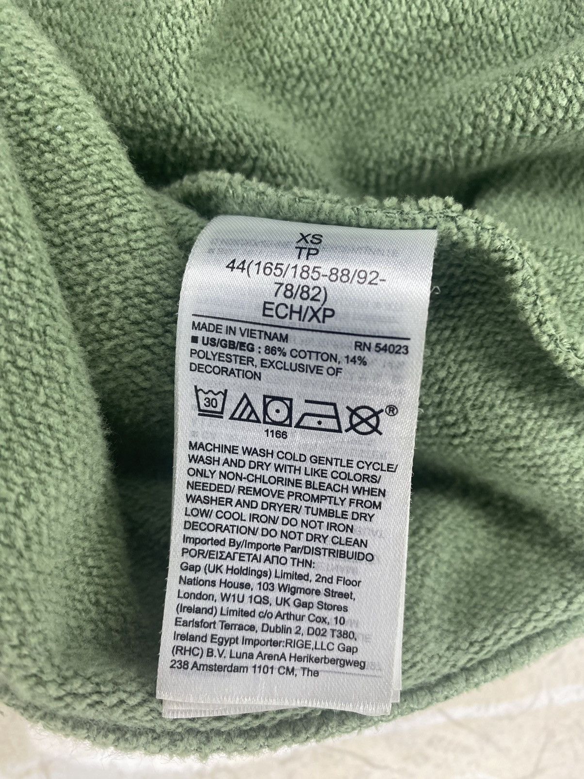 Gap Gap Small Spell Out Logo Embroidered Oversized Hoodie Size US S / EU 44-46 / 1 - 6 Thumbnail